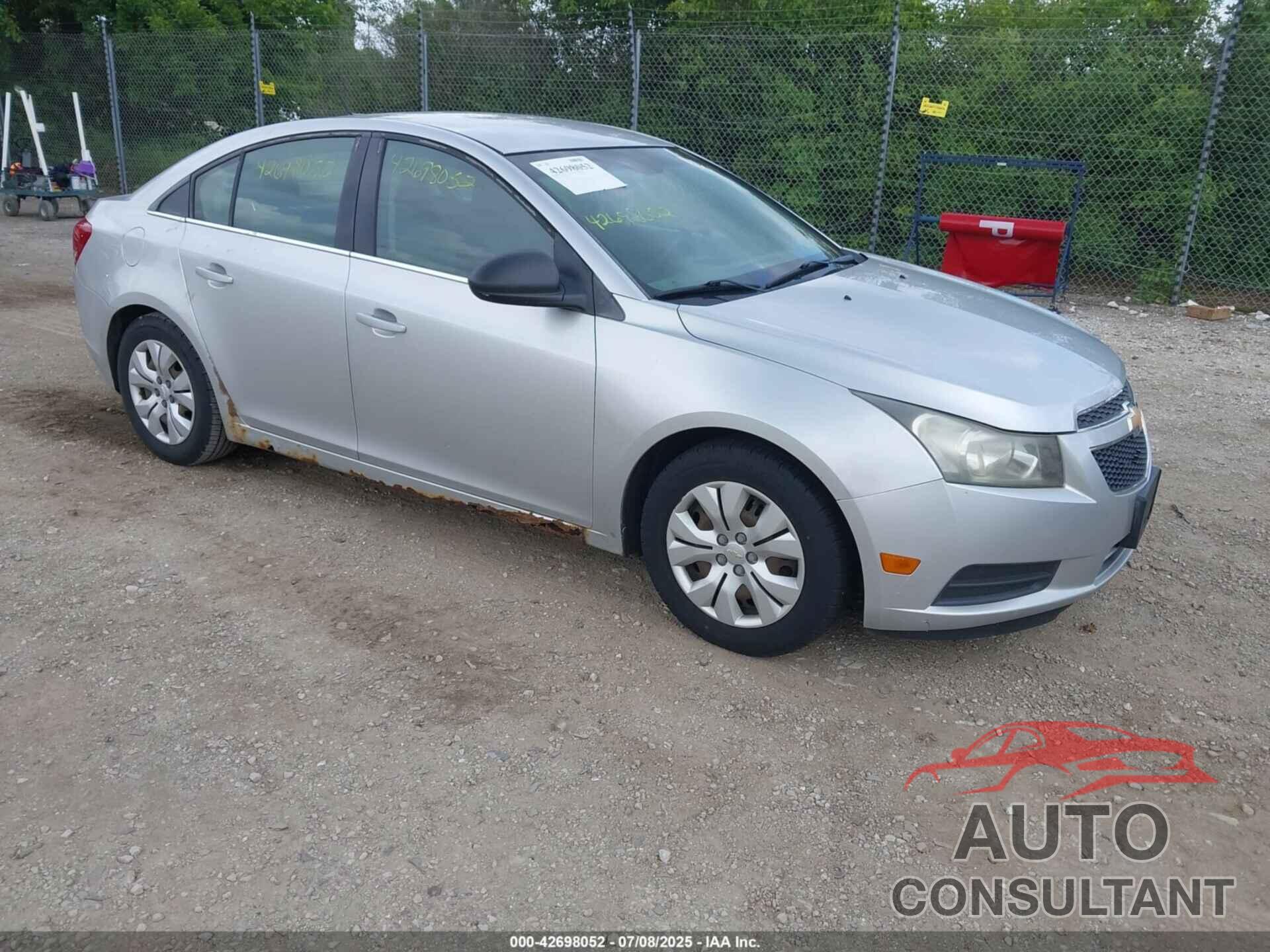 CHEVROLET CRUZE 2012 - 1G1PD5SH3C7322154