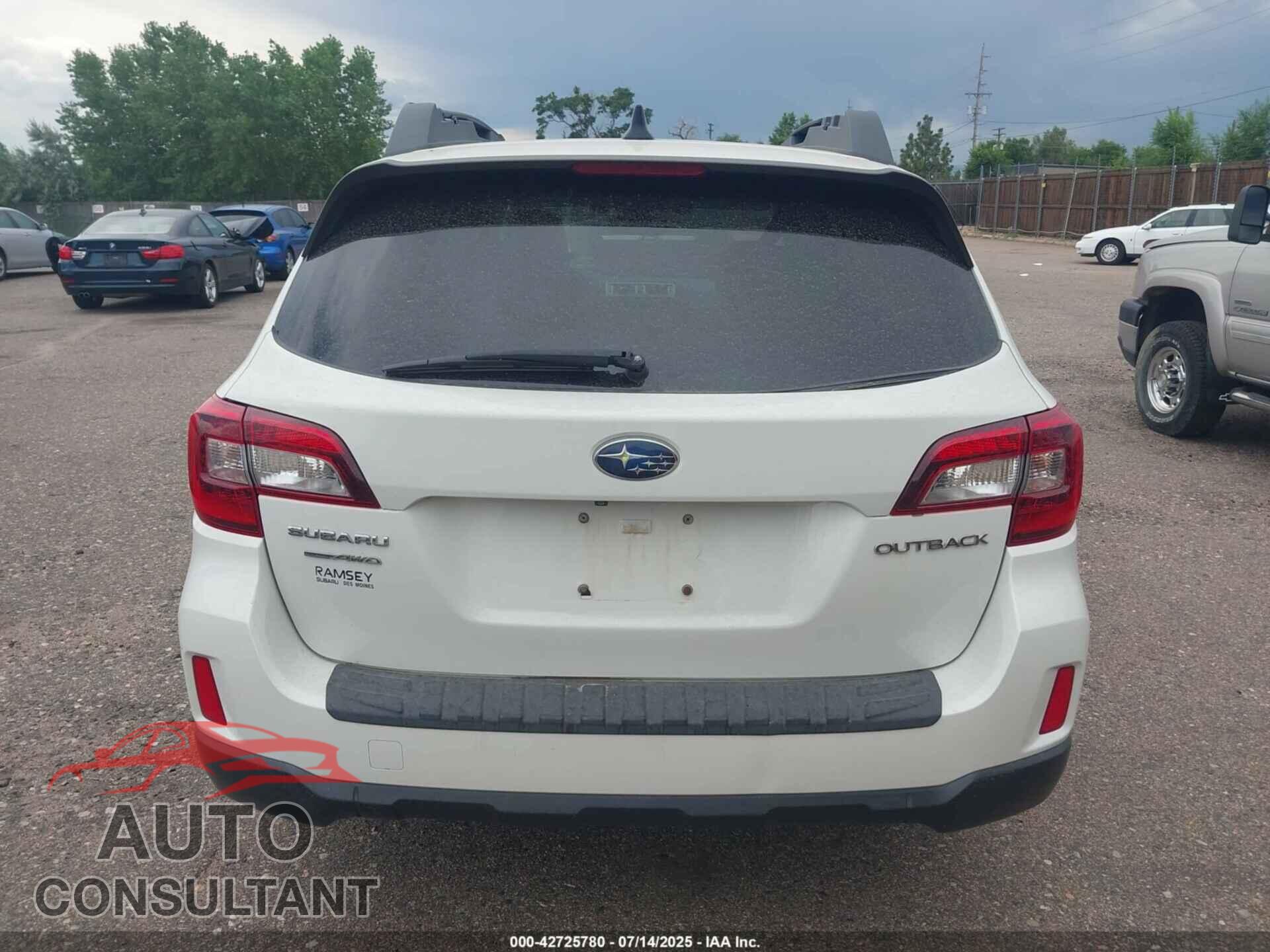 SUBARU OUTBACK 2016 - 4S4BSBNC8G3248311