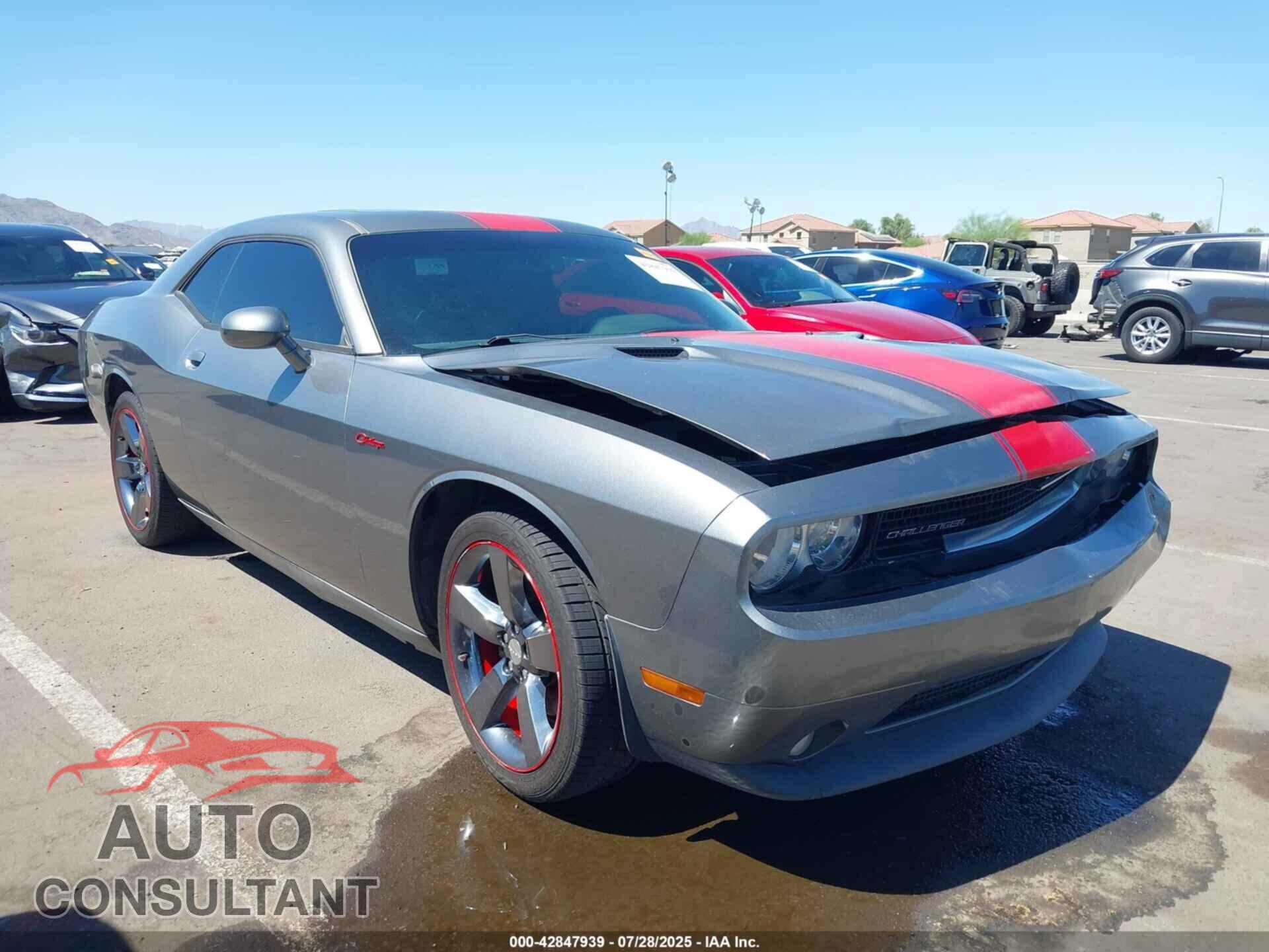 DODGE CHALLENGER 2012 - 2C3CDYAG3CH292159
