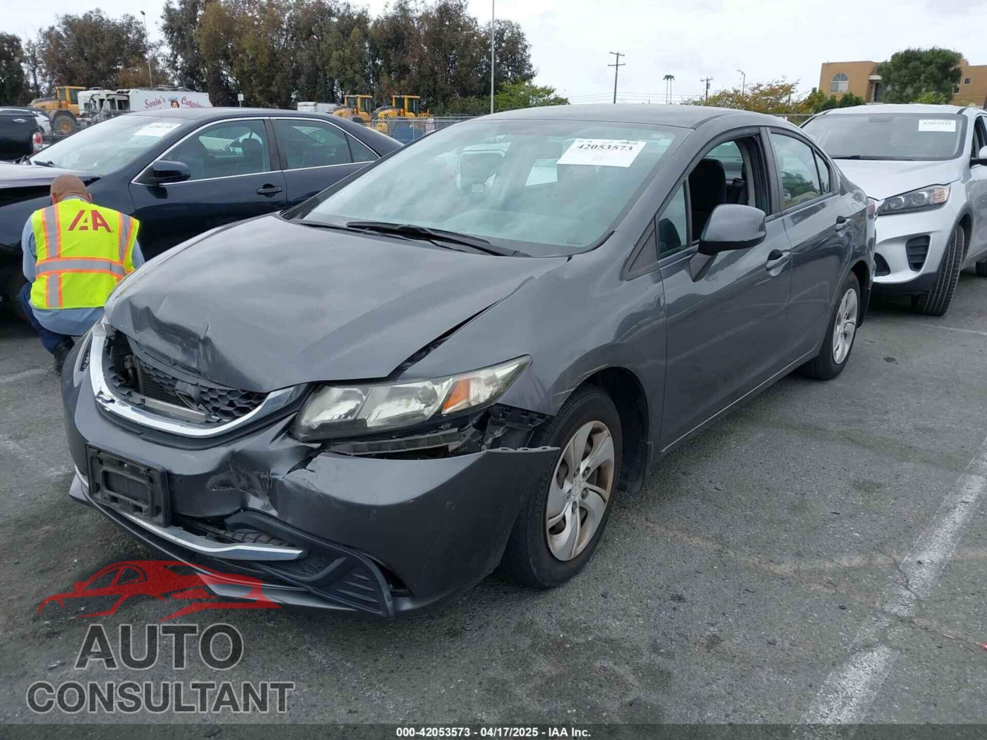 HONDA CIVIC 2013 - 19XFB2F58DE255950