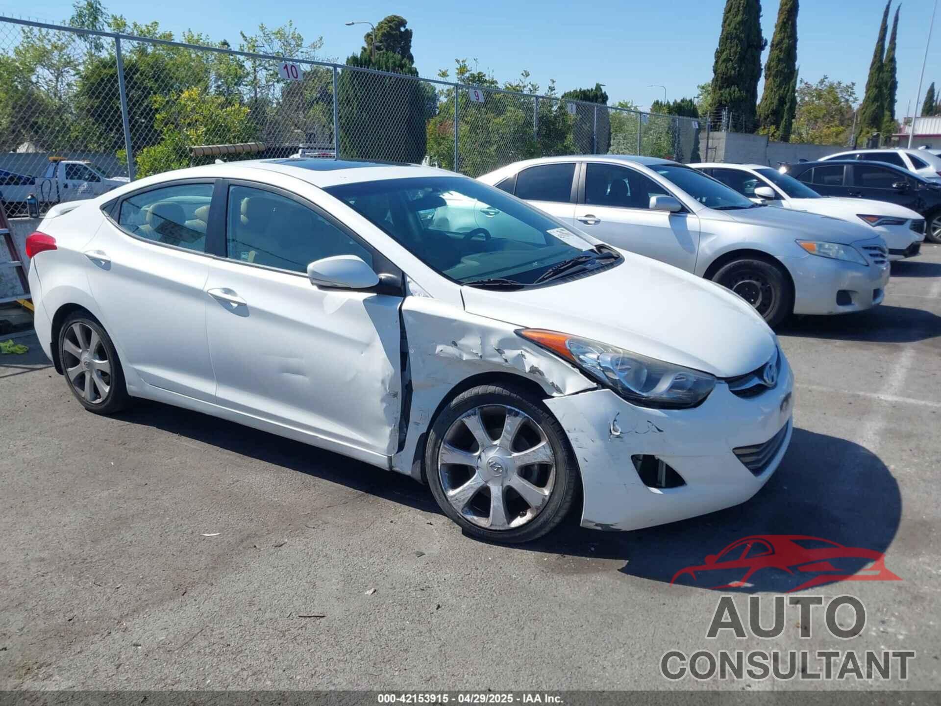 HYUNDAI ELANTRA 2013 - 5NPDH4AEXDH408154