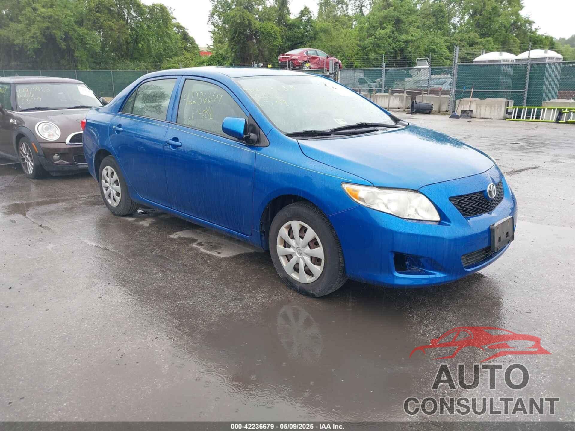 TOYOTA COROLLA 2009 - JTDBL40EX99073565