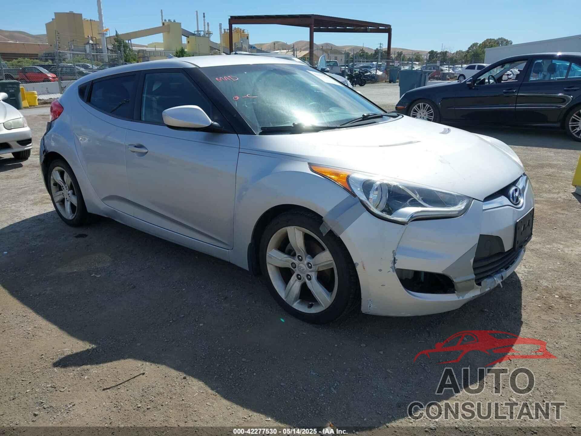 HYUNDAI VELOSTER 2012 - KMHTC6AD5CU048370