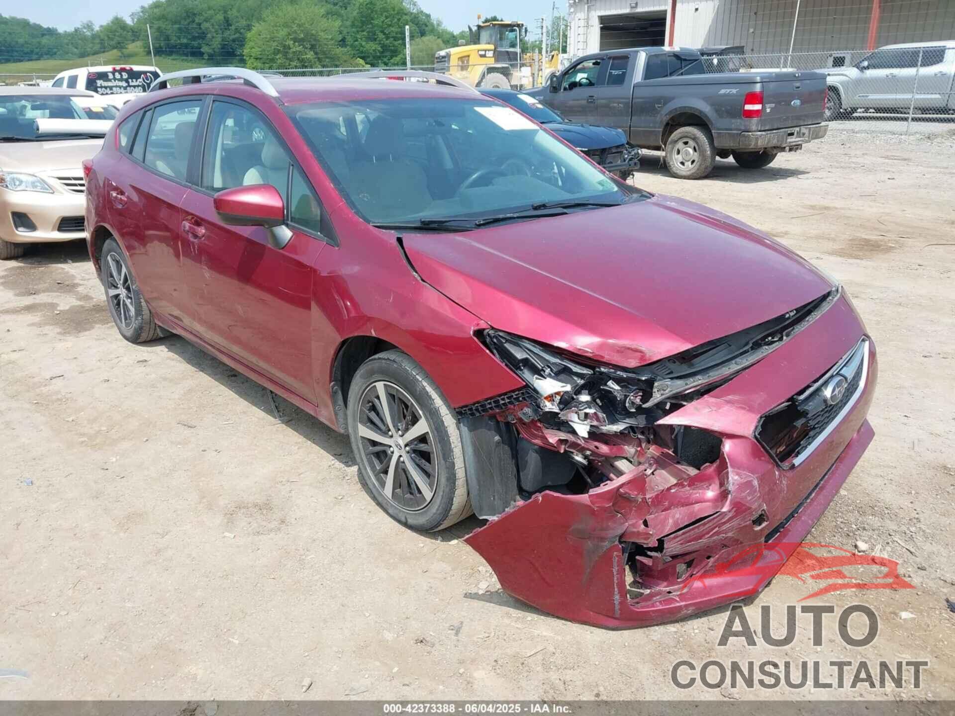 SUBARU IMPREZA 2019 - 4S3GTAC65K3716003