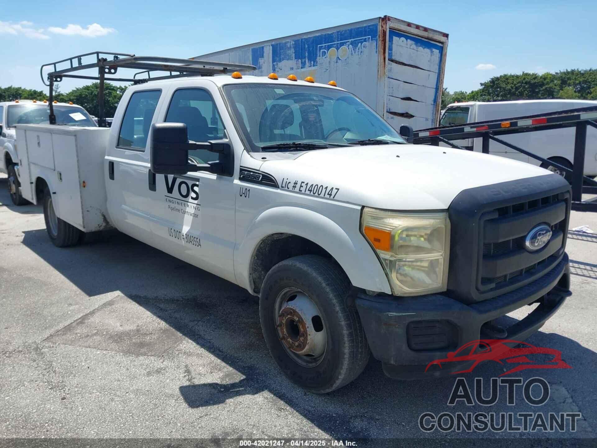 FORD F-350 CHASSIS 2011 - 1FD8W3G63BED10688