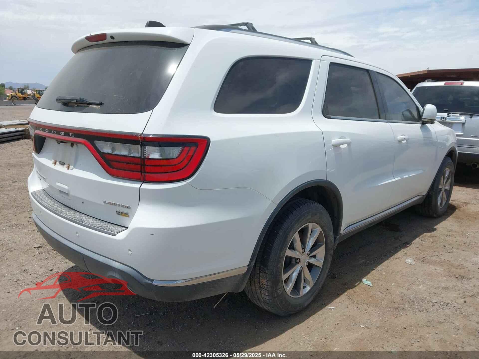 DODGE DURANGO 2015 - 1C4RDJDGXFC810204