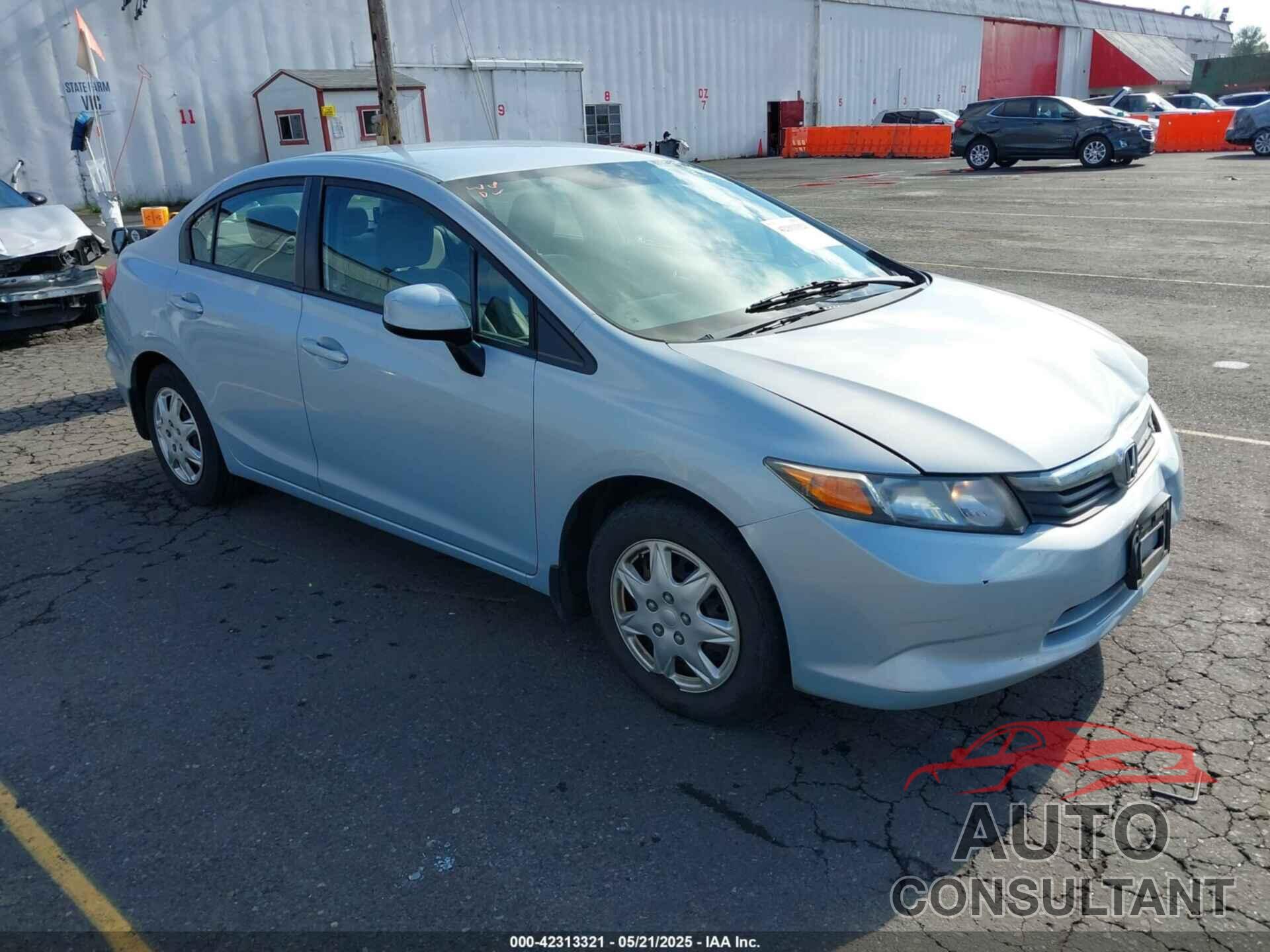 HONDA CIVIC 2012 - 2HGFB2F52CH522973