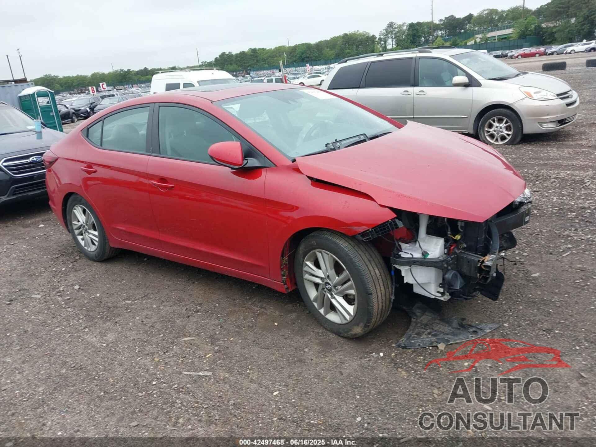 HYUNDAI ELANTRA 2020 - KMHD84LF9LU008835