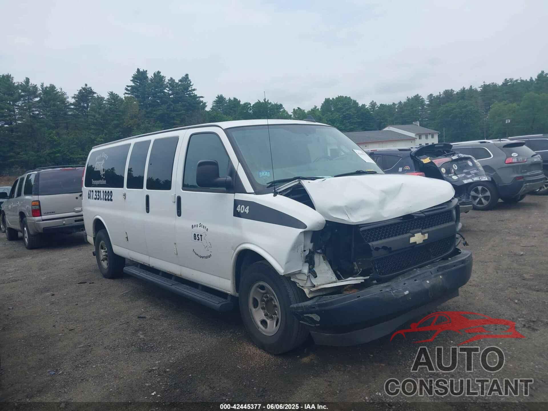 CHEVROLET EXPRESS 3500 2017 - 1GAZGNFG5H1114319