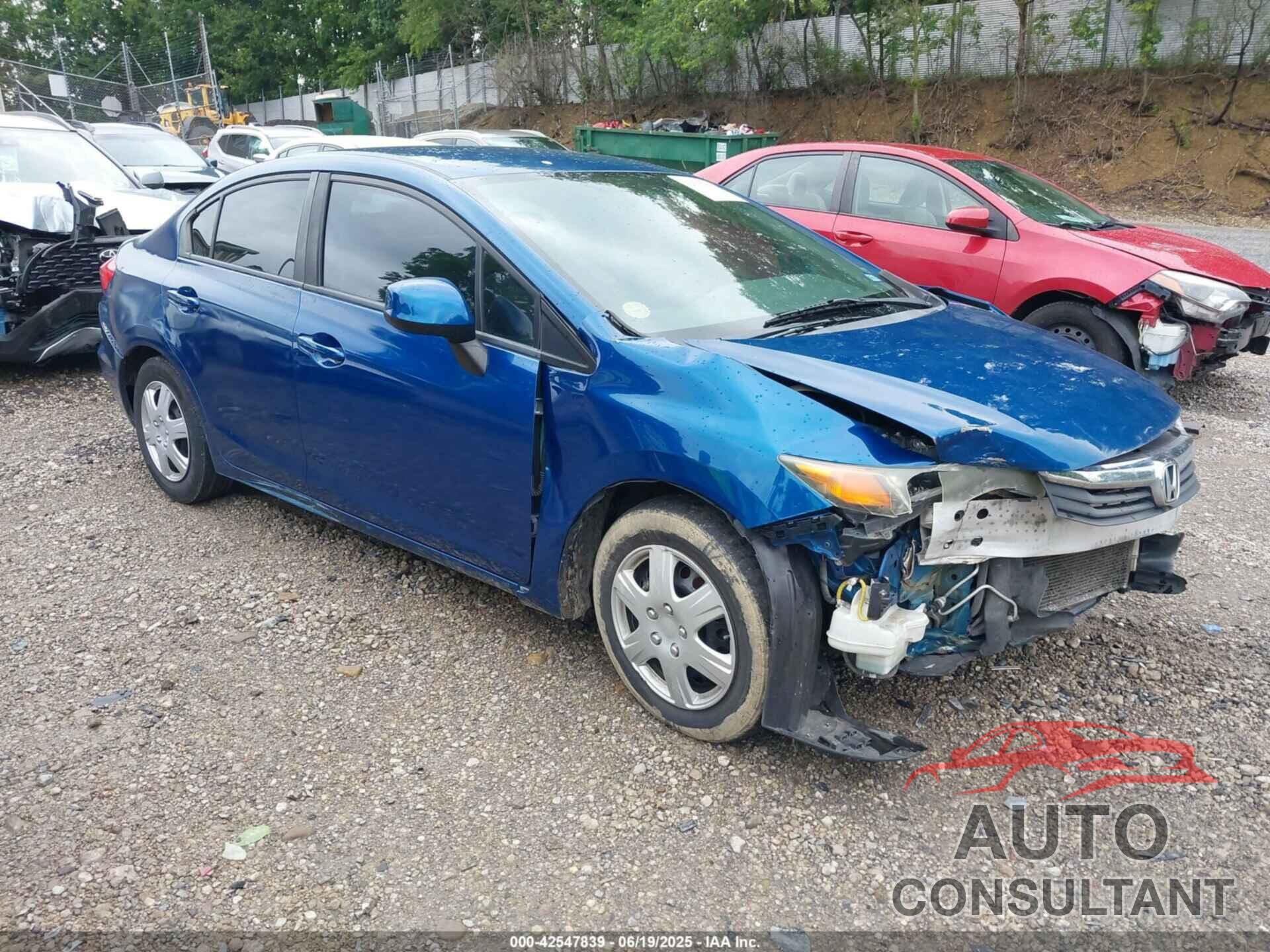 HONDA CIVIC 2012 - 2HGFB2F53CH564407