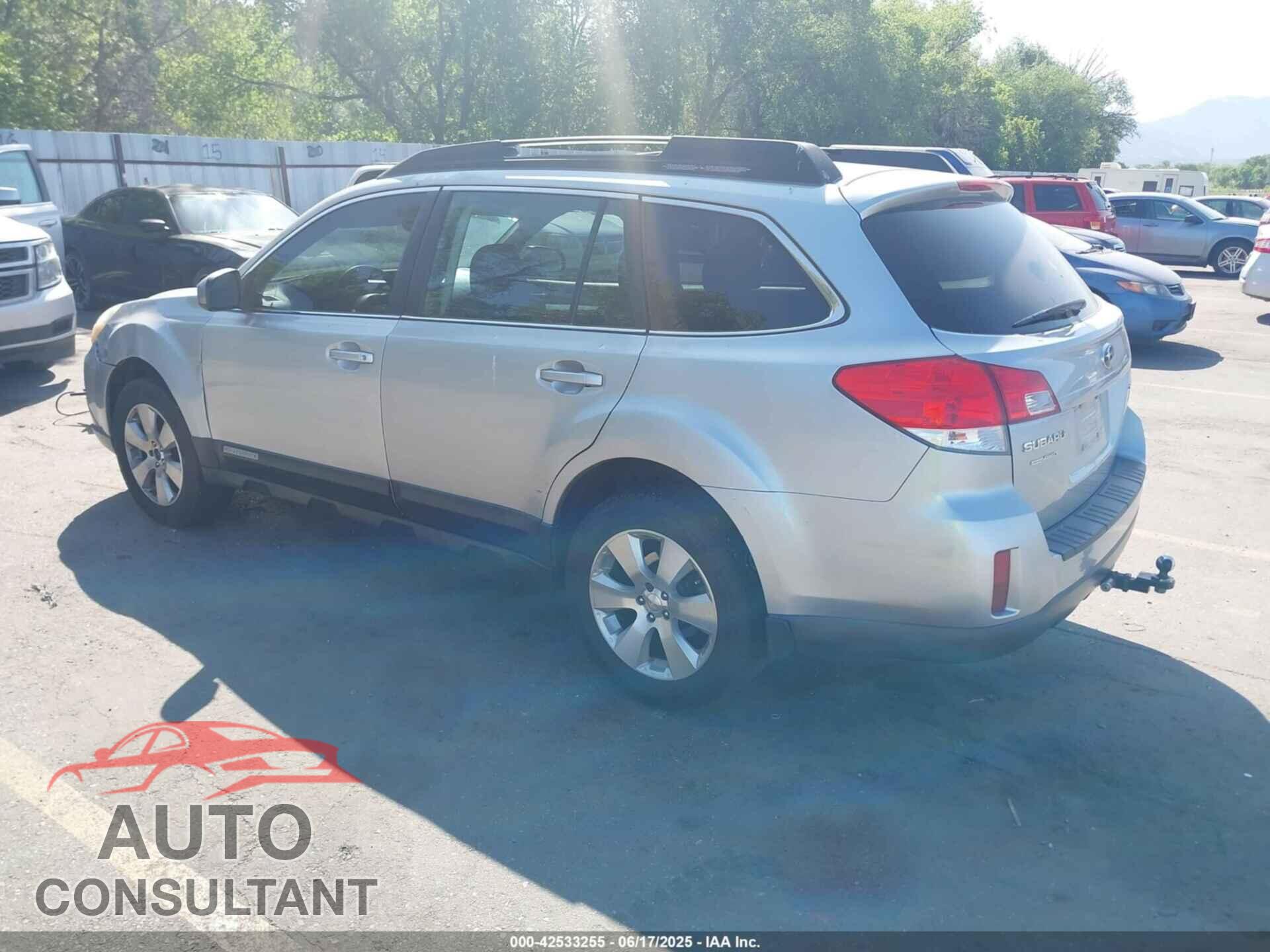 SUBARU OUTBACK 2012 - 4S4BRBGC8C3243340