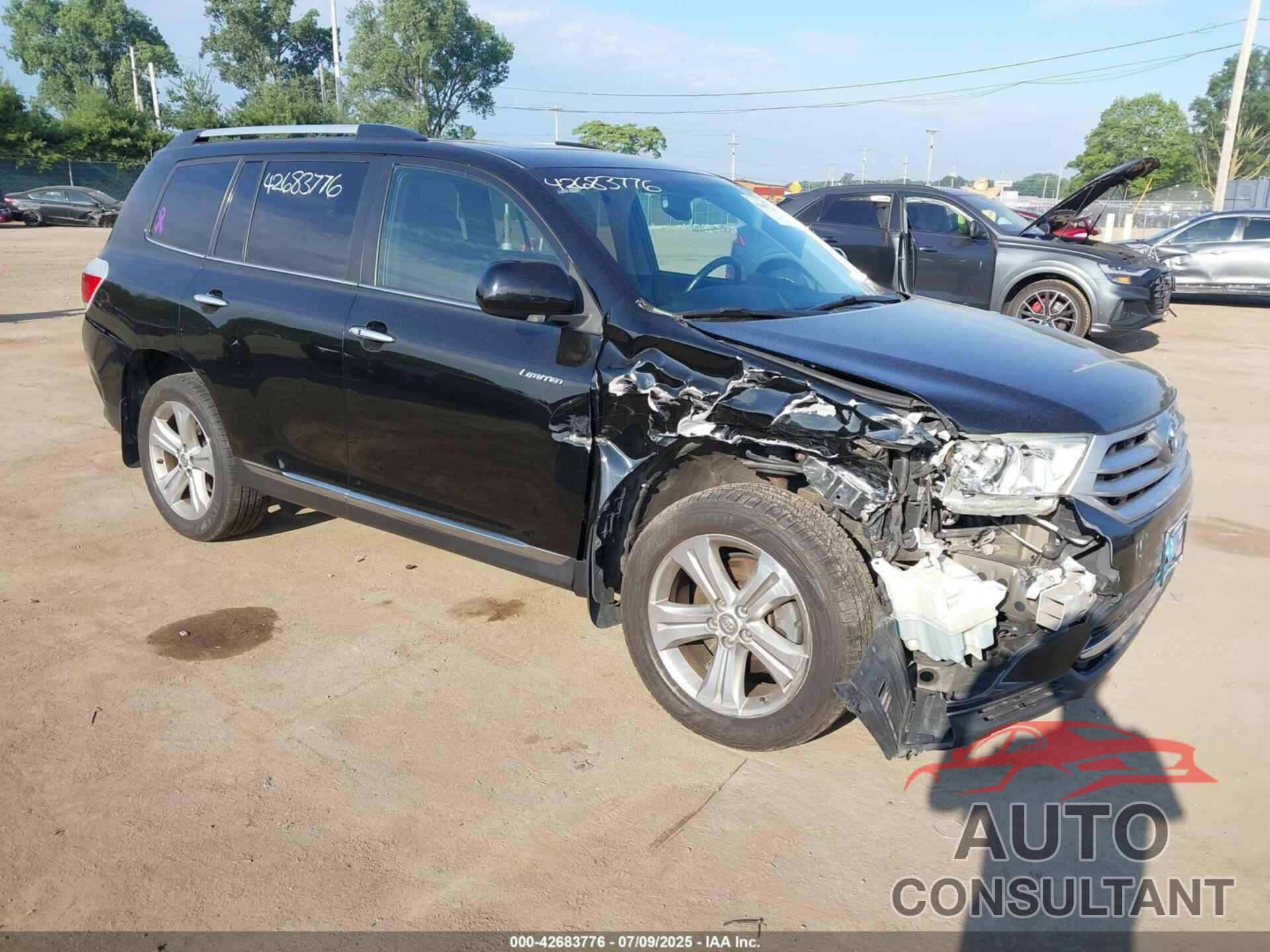 TOYOTA HIGHLANDER 2012 - 5TDDK3EH9CS151920