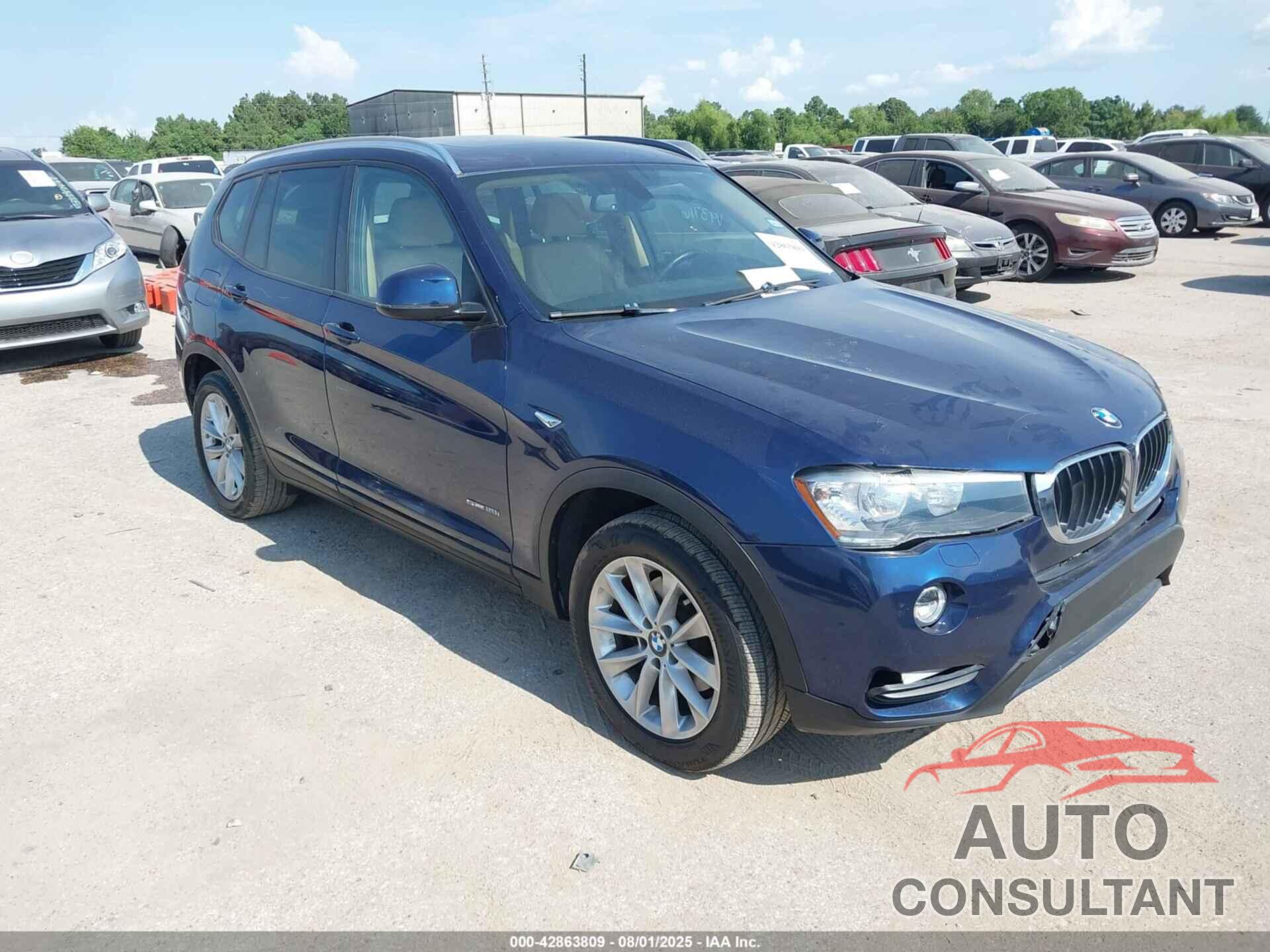 BMW X3 2017 - 5UXWZ7C31H0V93716
