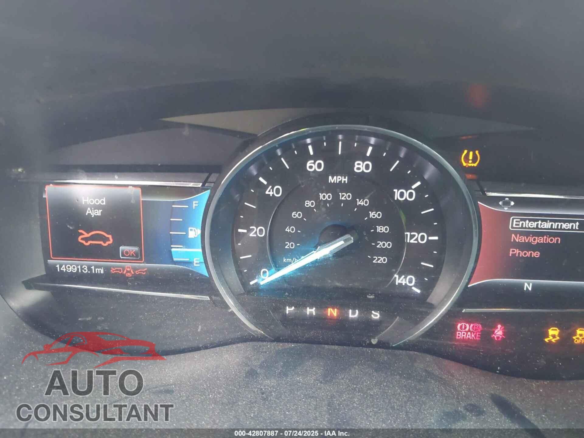 FORD EXPLORER 2017 - 1FM5K8D86HGA66128