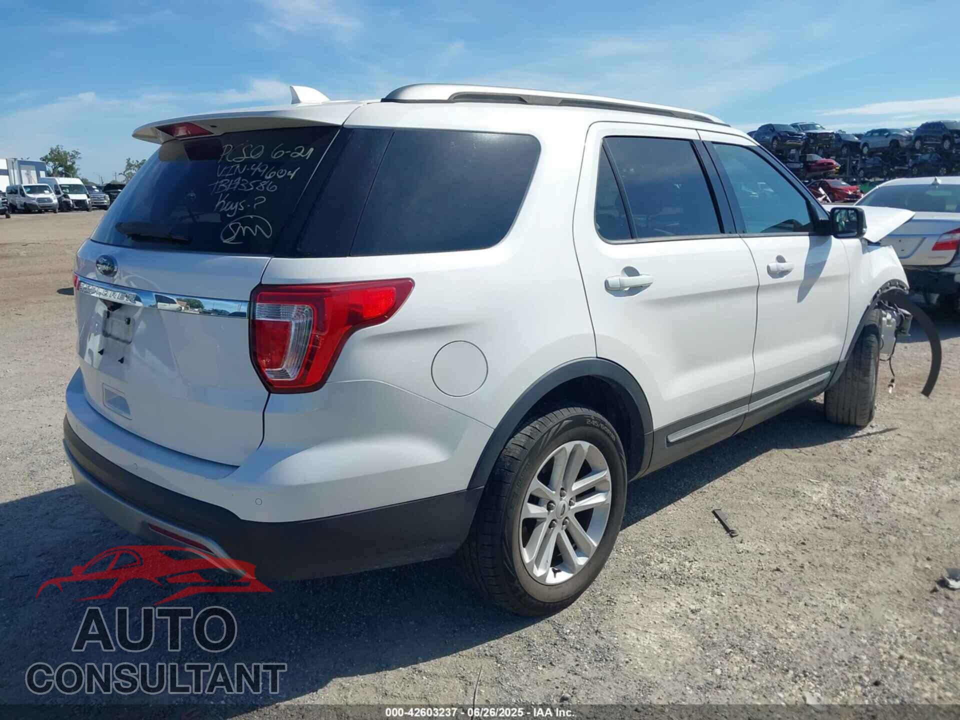FORD EXPLORER 2017 - 1FM5K7D80HGD49604