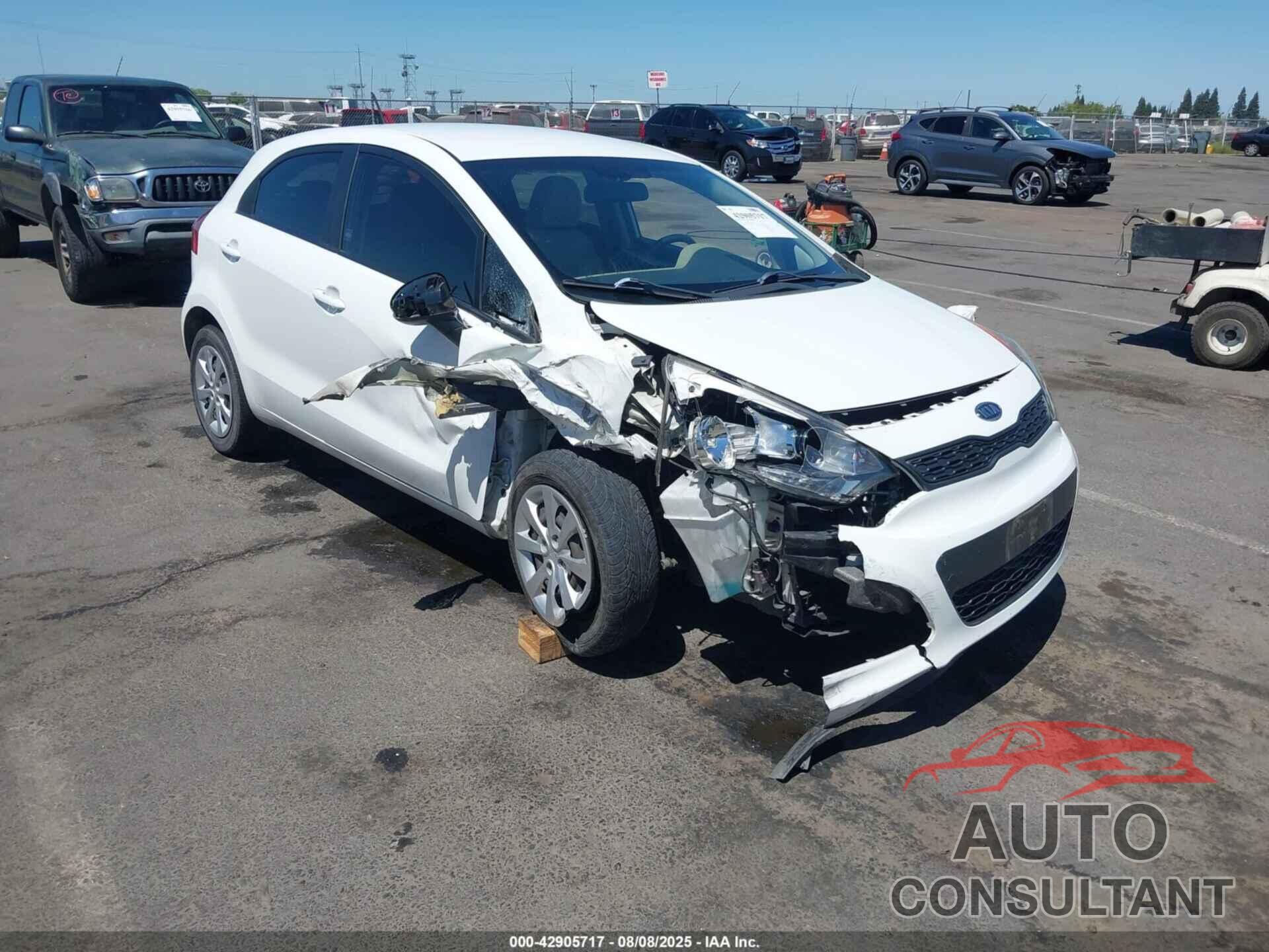 KIA RIO5 2012 - KNADM5A39C6038997