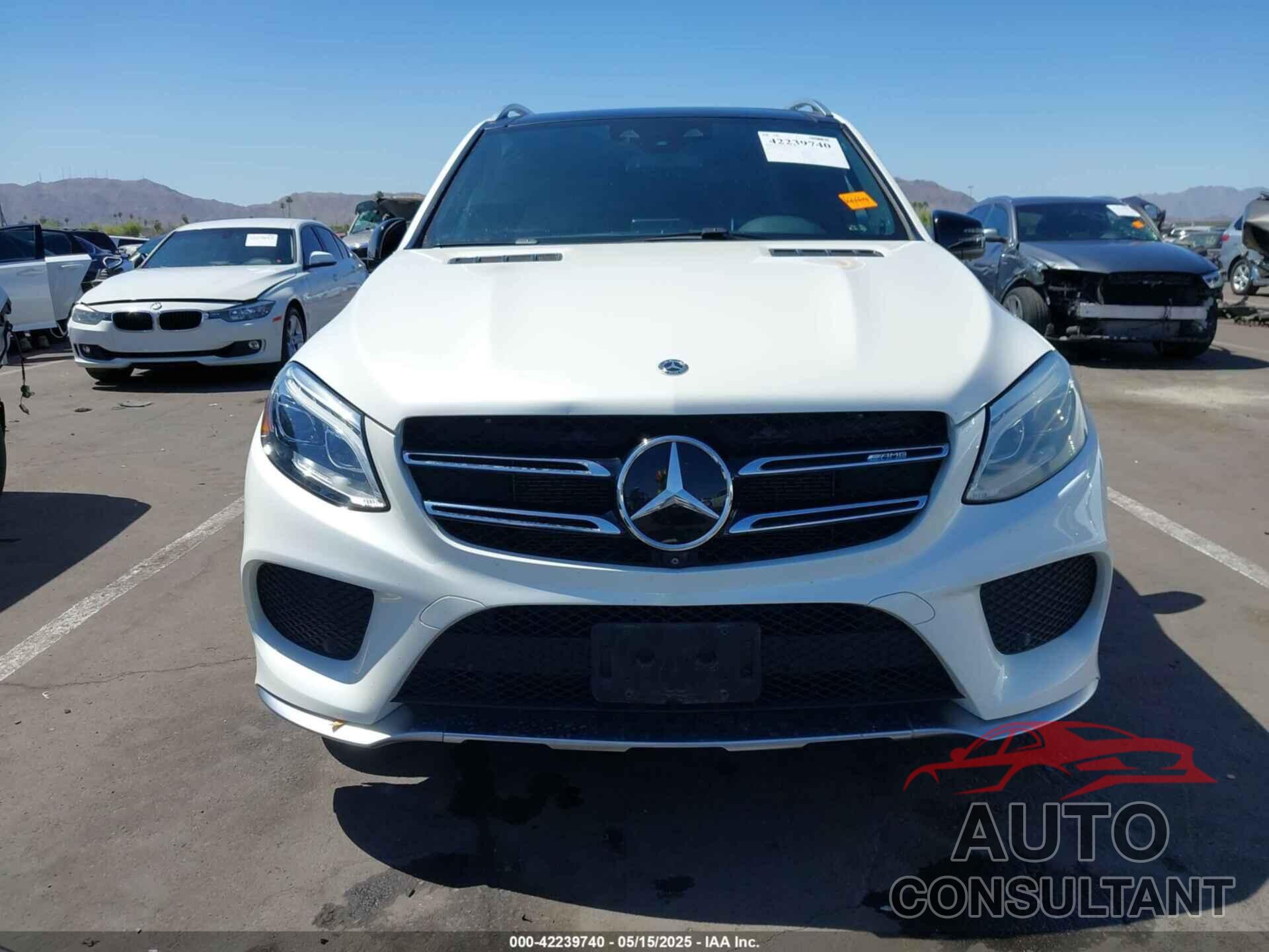 MERCEDES-BENZ AMG GLE 43 2018 - 4JGDA6EB5JA998357