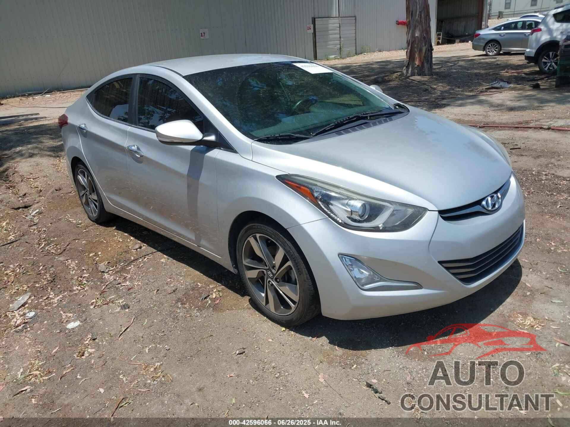 HYUNDAI ELANTRA 2016 - 5NPDH4AE3GH742790