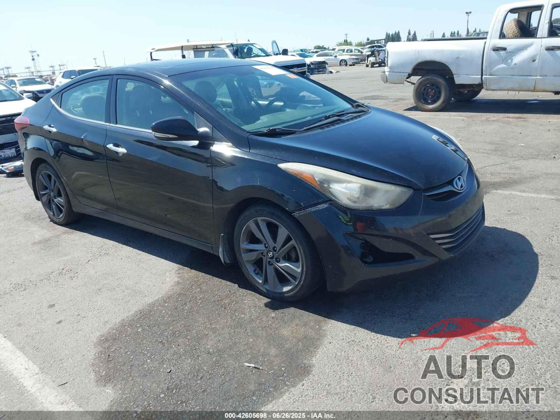 HYUNDAI ELANTRA 2014 - KMHDH4AE0EU104611