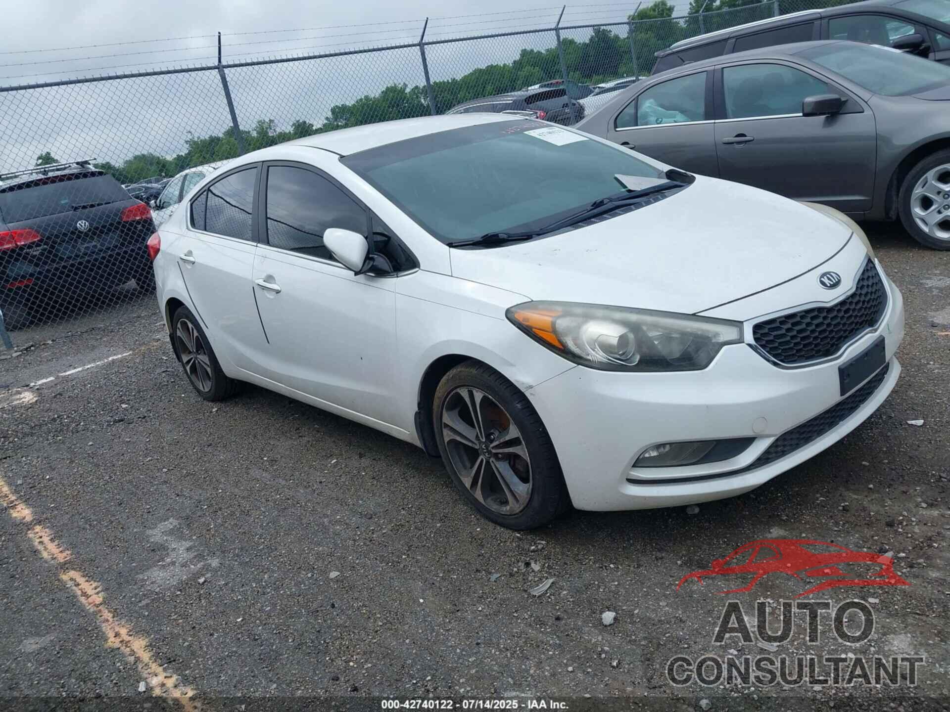 KIA FORTE 2014 - KNAFX4A80E5093109