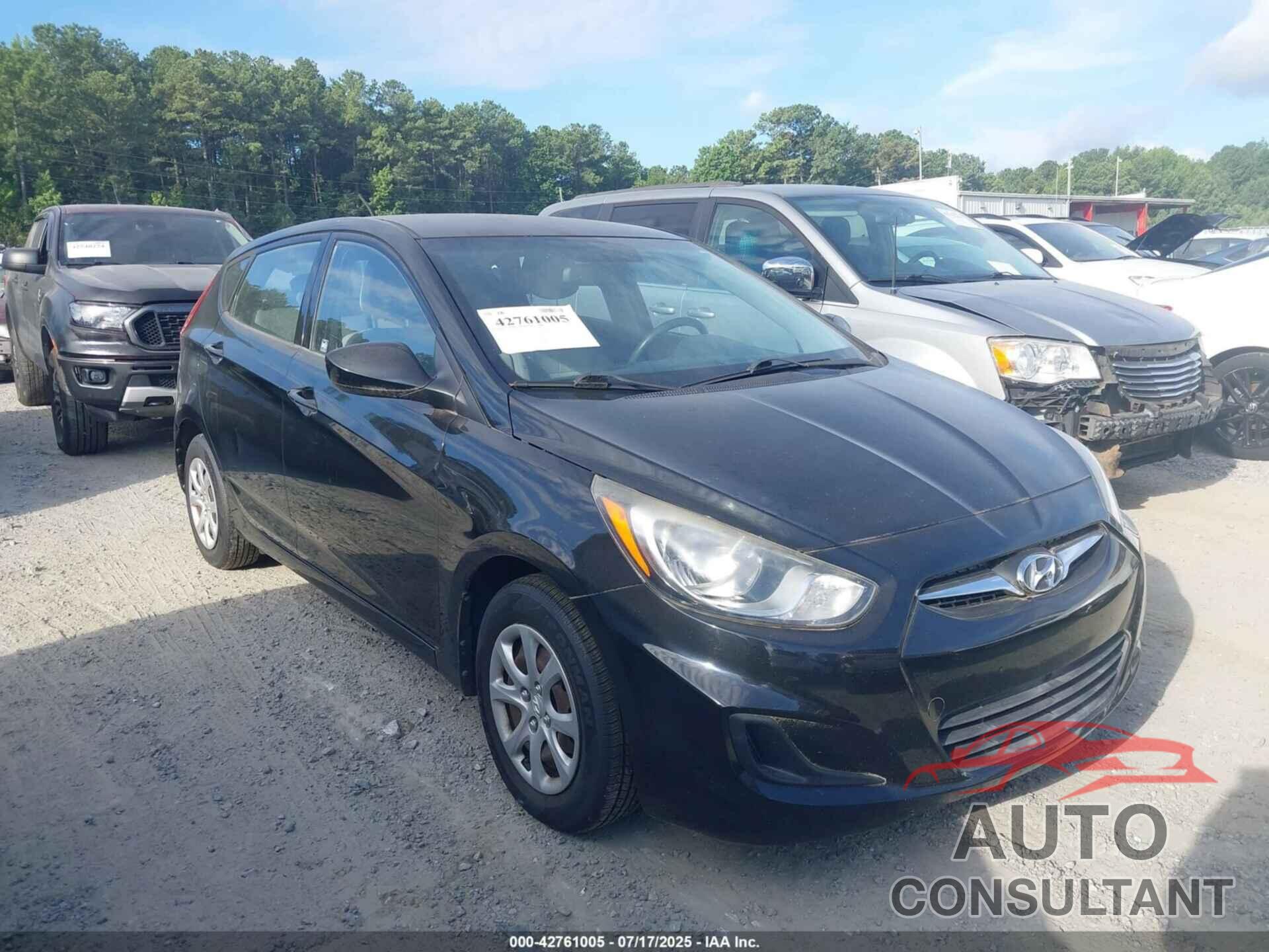 HYUNDAI ACCENT 2012 - KMHCT5AE9CU018582