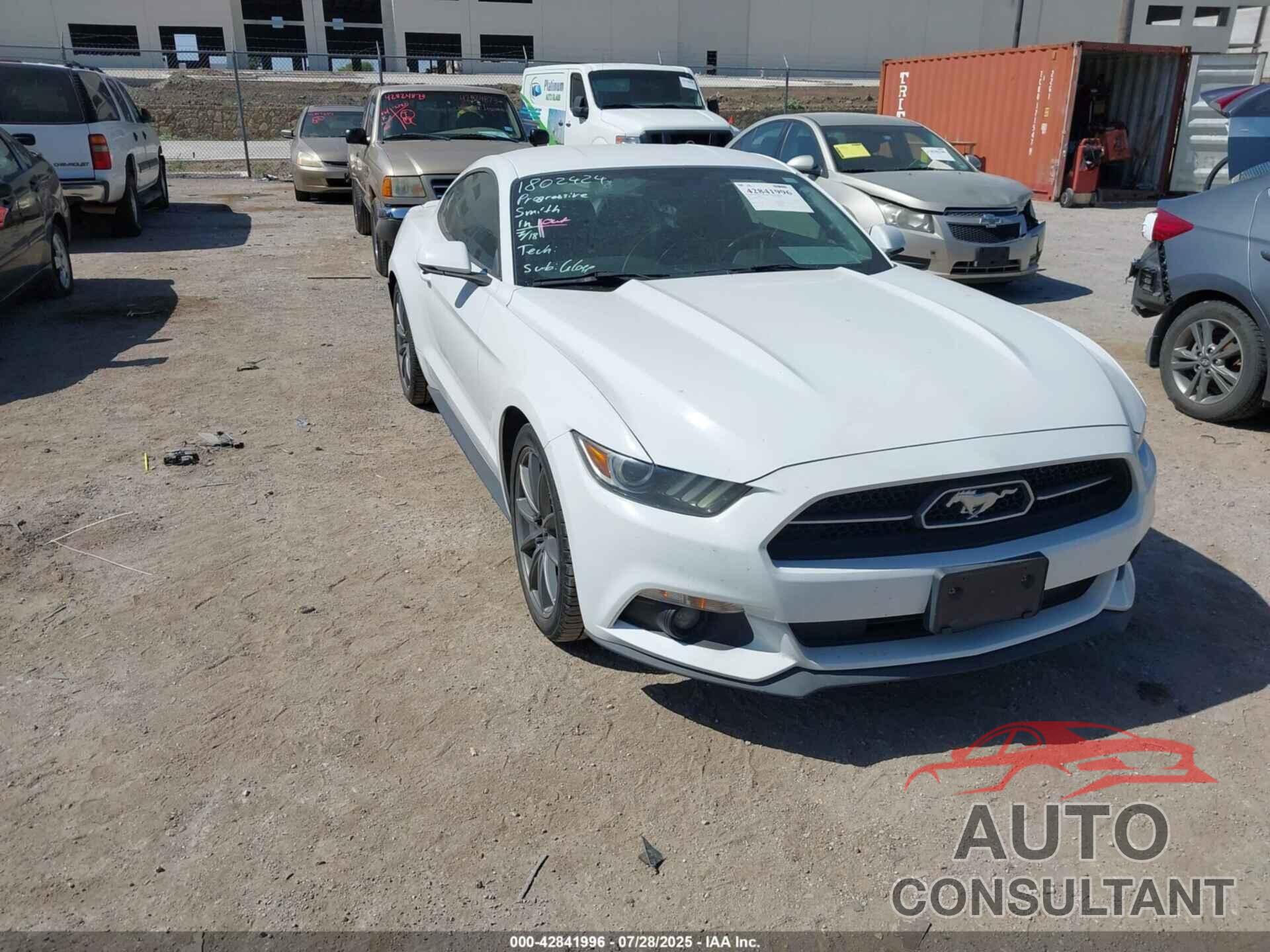 FORD MUSTANG 2015 - 1FA6P8TH8F5302028