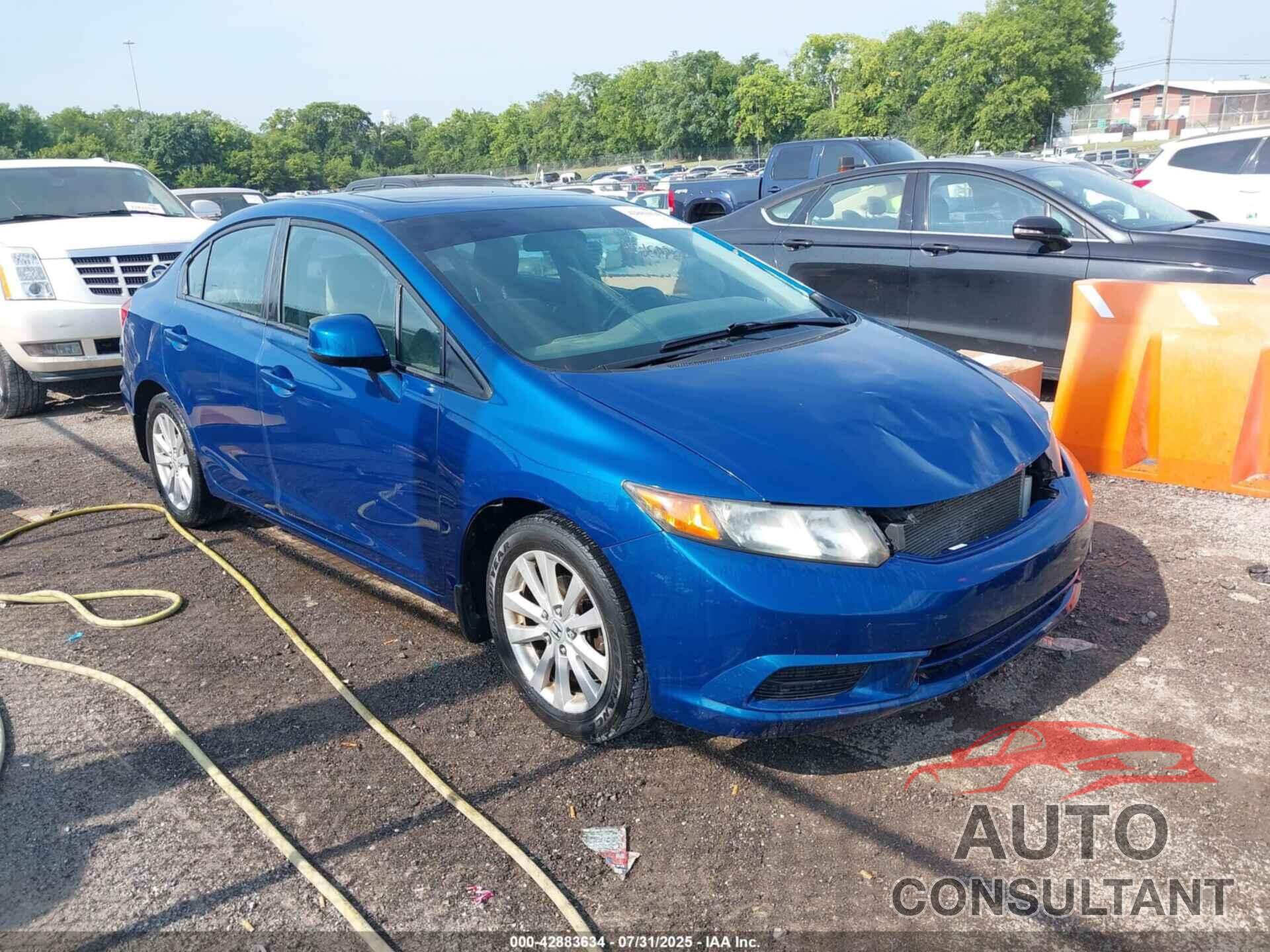 HONDA CIVIC 2012 - 19XFB2F91CE039147