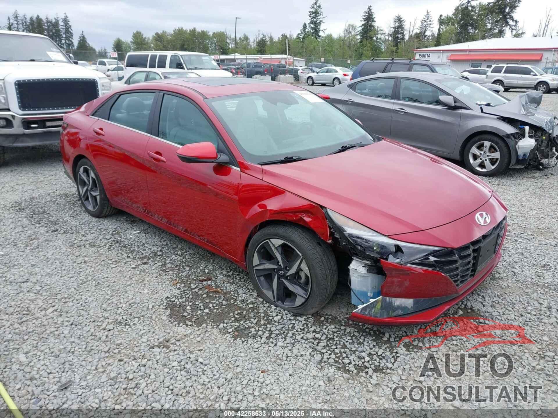 HYUNDAI ELANTRA HYBRID 2021 - KMHLN4AJ2MU005191