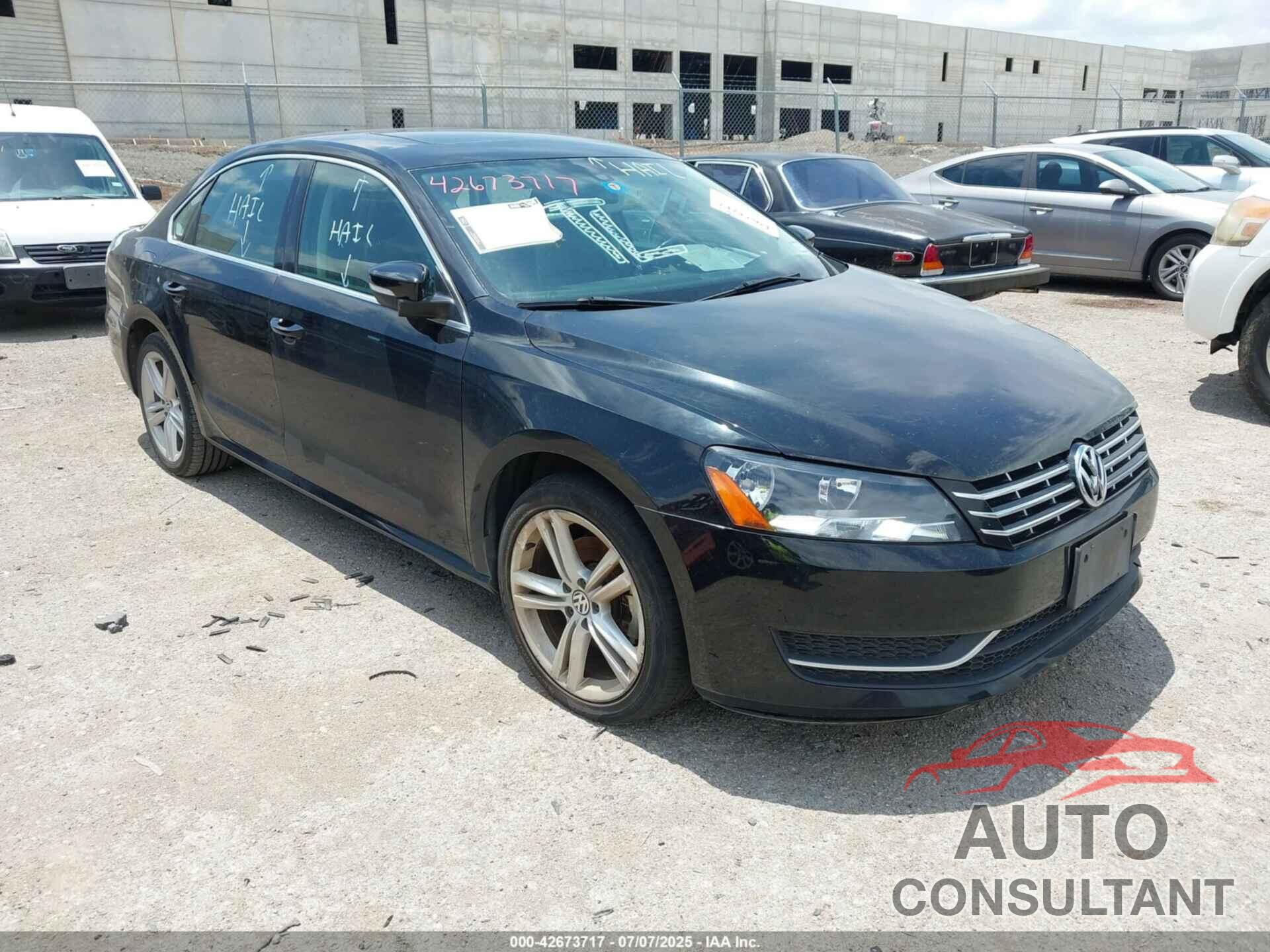 VOLKSWAGEN PASSAT 2014 - 1VWBN7A32EC092419