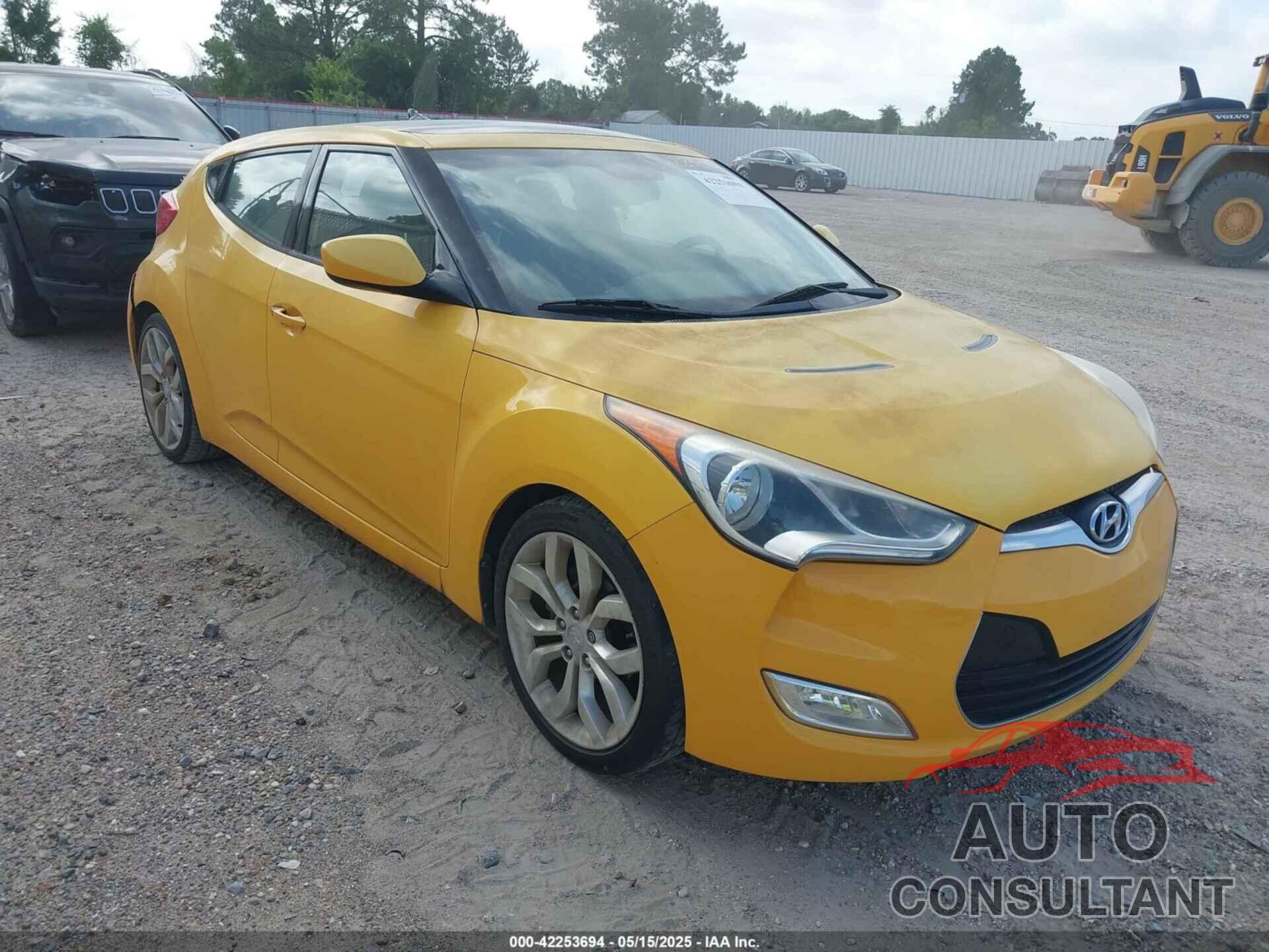 HYUNDAI VELOSTER 2012 - KMHTC6AD7CU026855