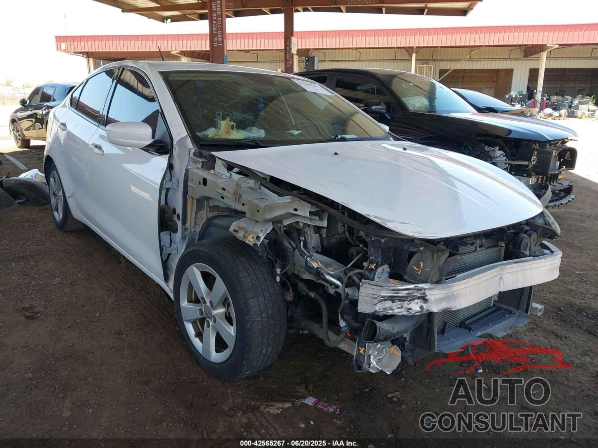 DODGE DART 2015 - 1C3CDFBB0FD187765