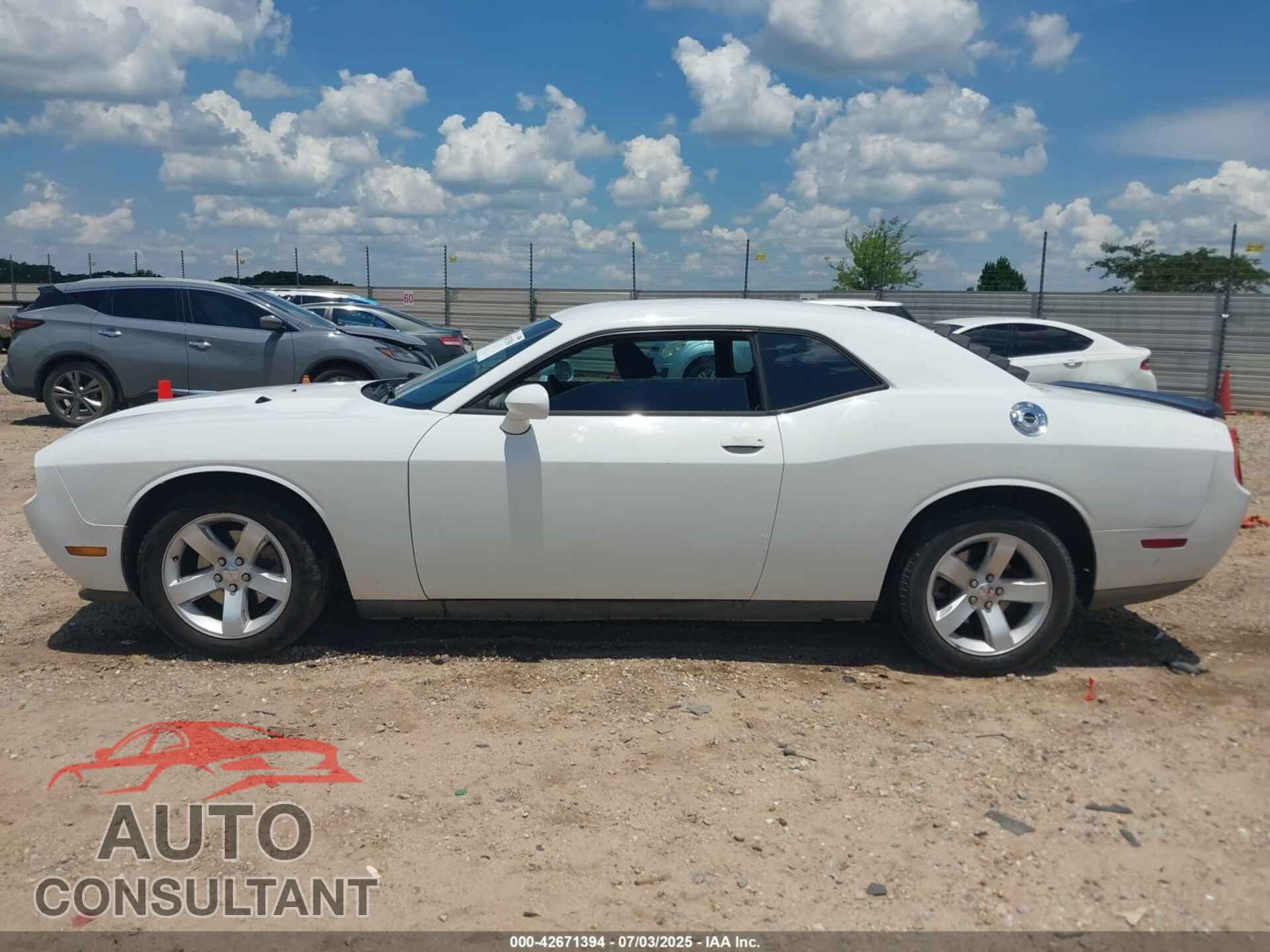 DODGE CHALLENGER 2012 - 2C3CDYAG1CH153616