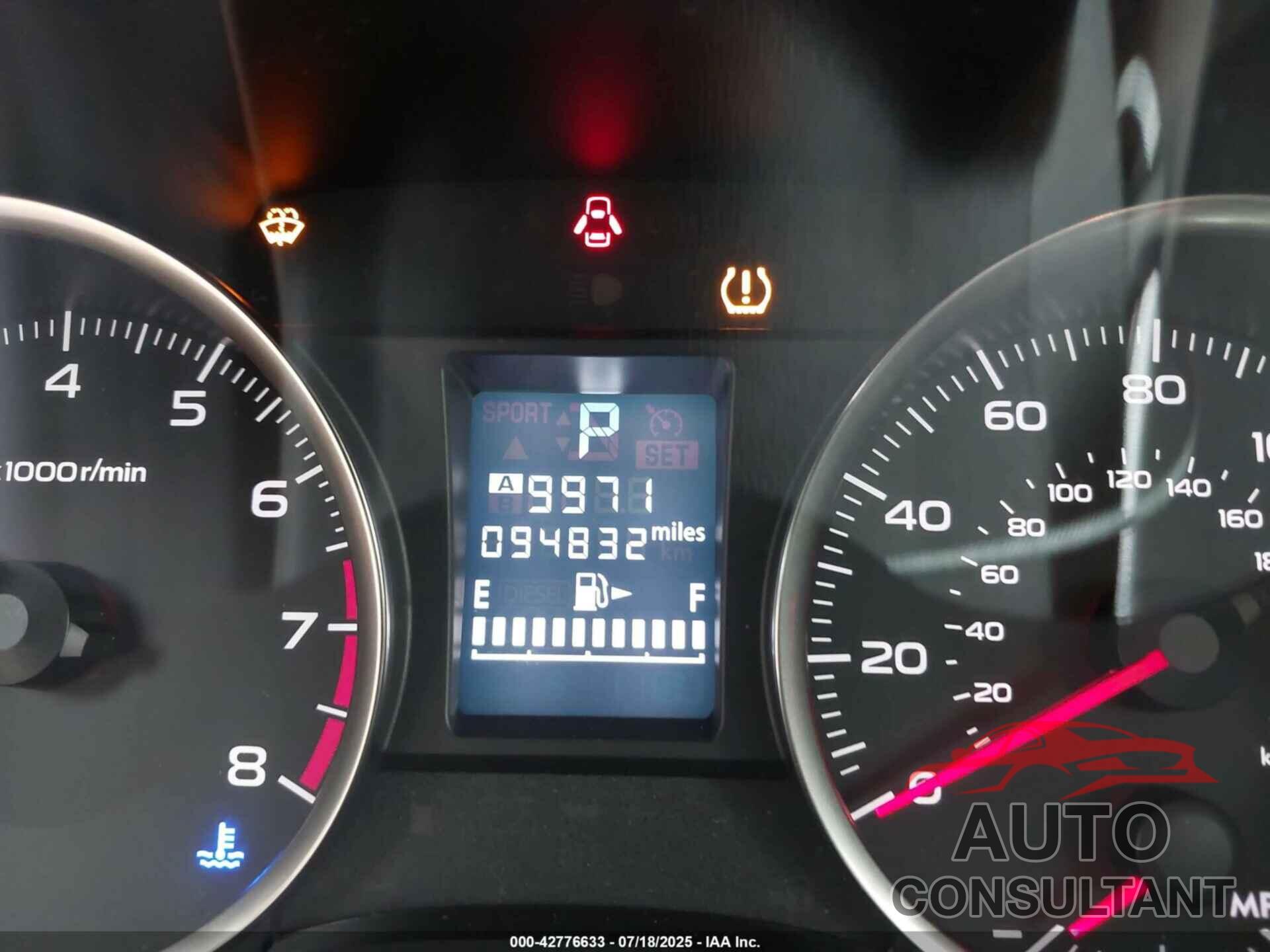 SUBARU IMPREZA 2015 - JF1GJAA68FH018394