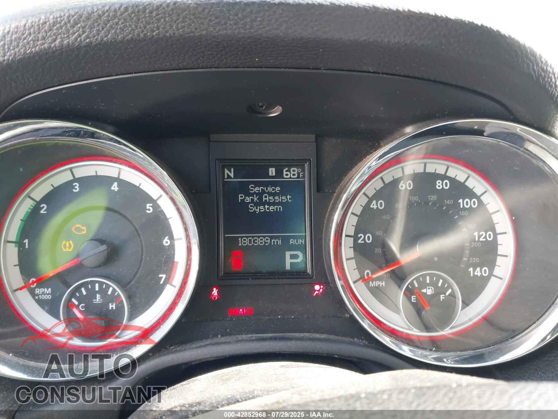 DODGE DURANGO 2012 - 1C4RDHAG7CC237304