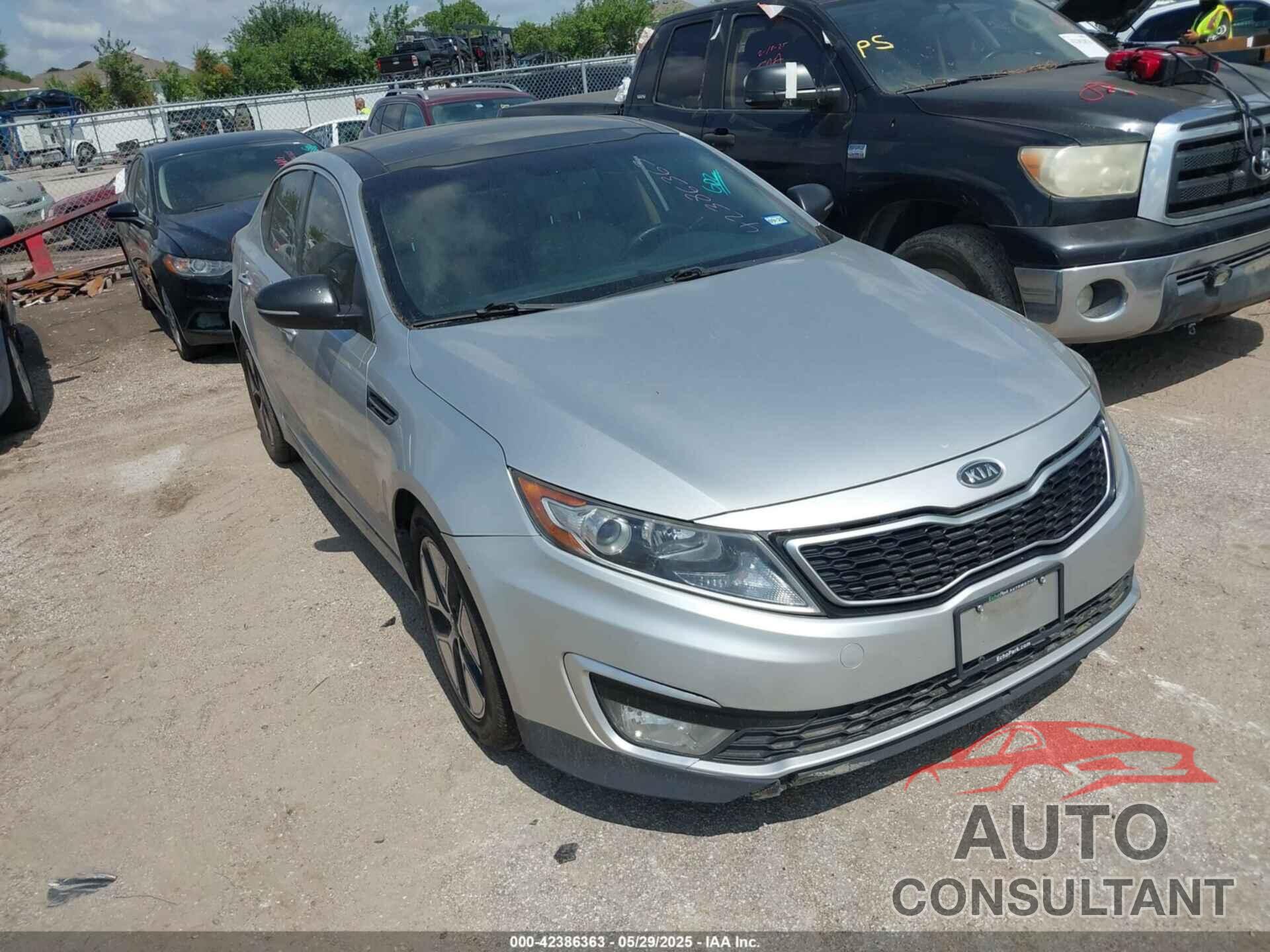 KIA OPTIMA HYBRID 2012 - KNAGM4AD4C5009588