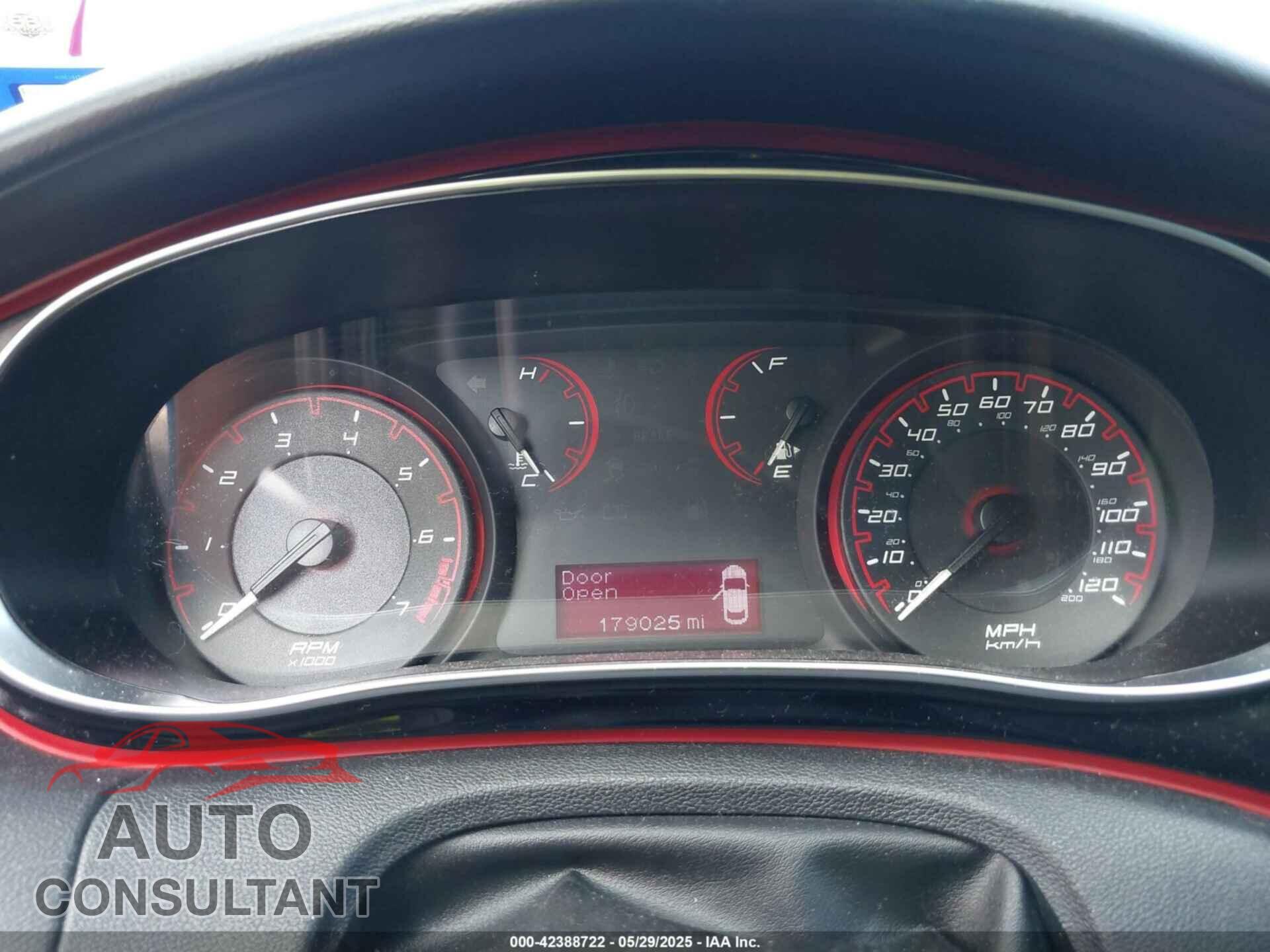 DODGE DART 2015 - 1C3CDFBB5FD352113
