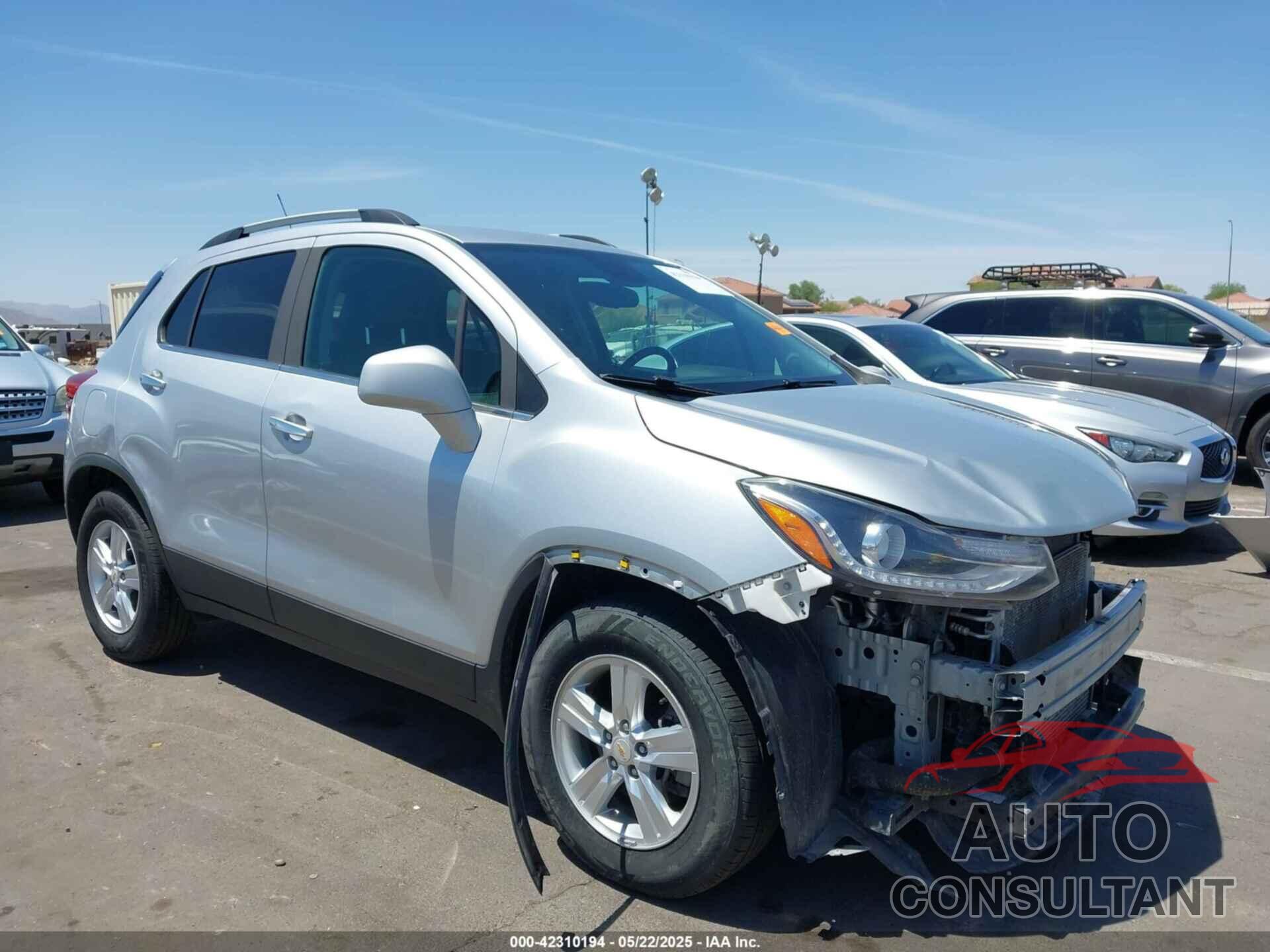 CHEVROLET TRAX 2019 - KL7CJLSB6KB848253