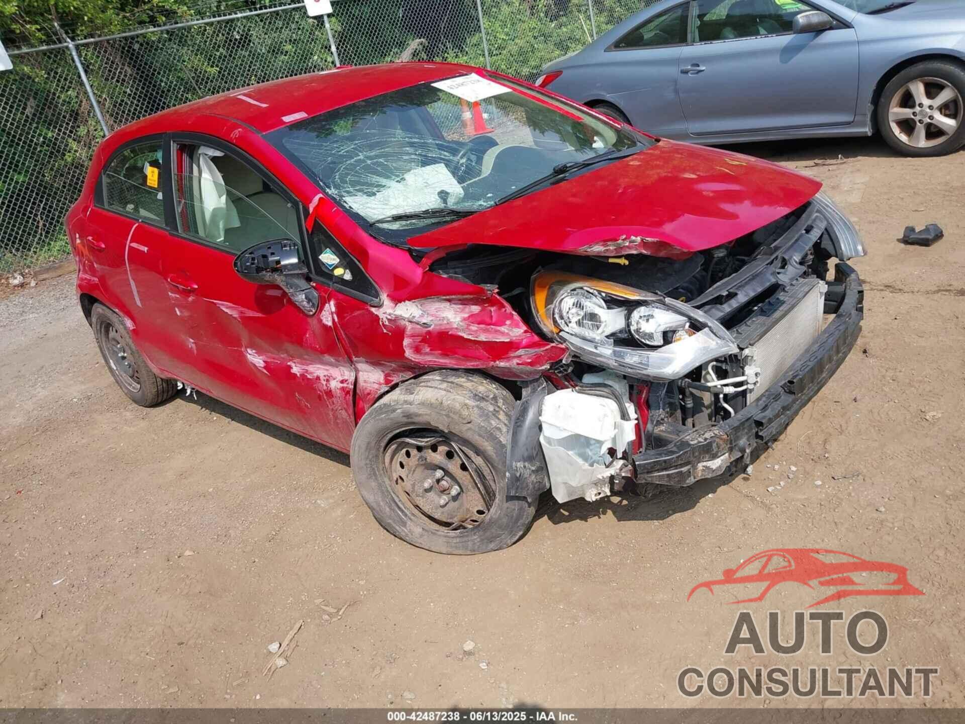 KIA RIO 2013 - KNADM5A37D6182257