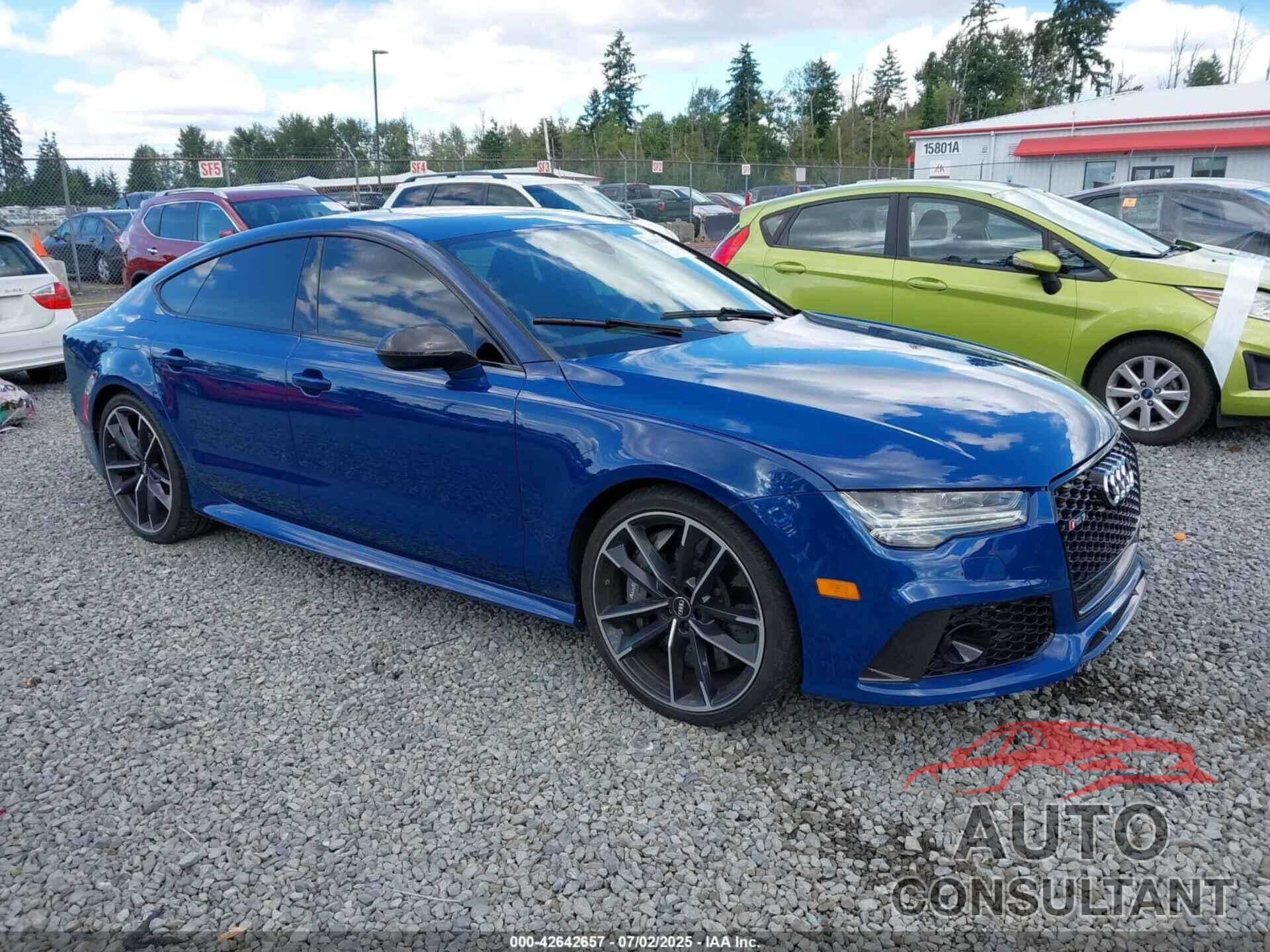 AUDI RS 7 2018 - WUAWRAFC6JN901372