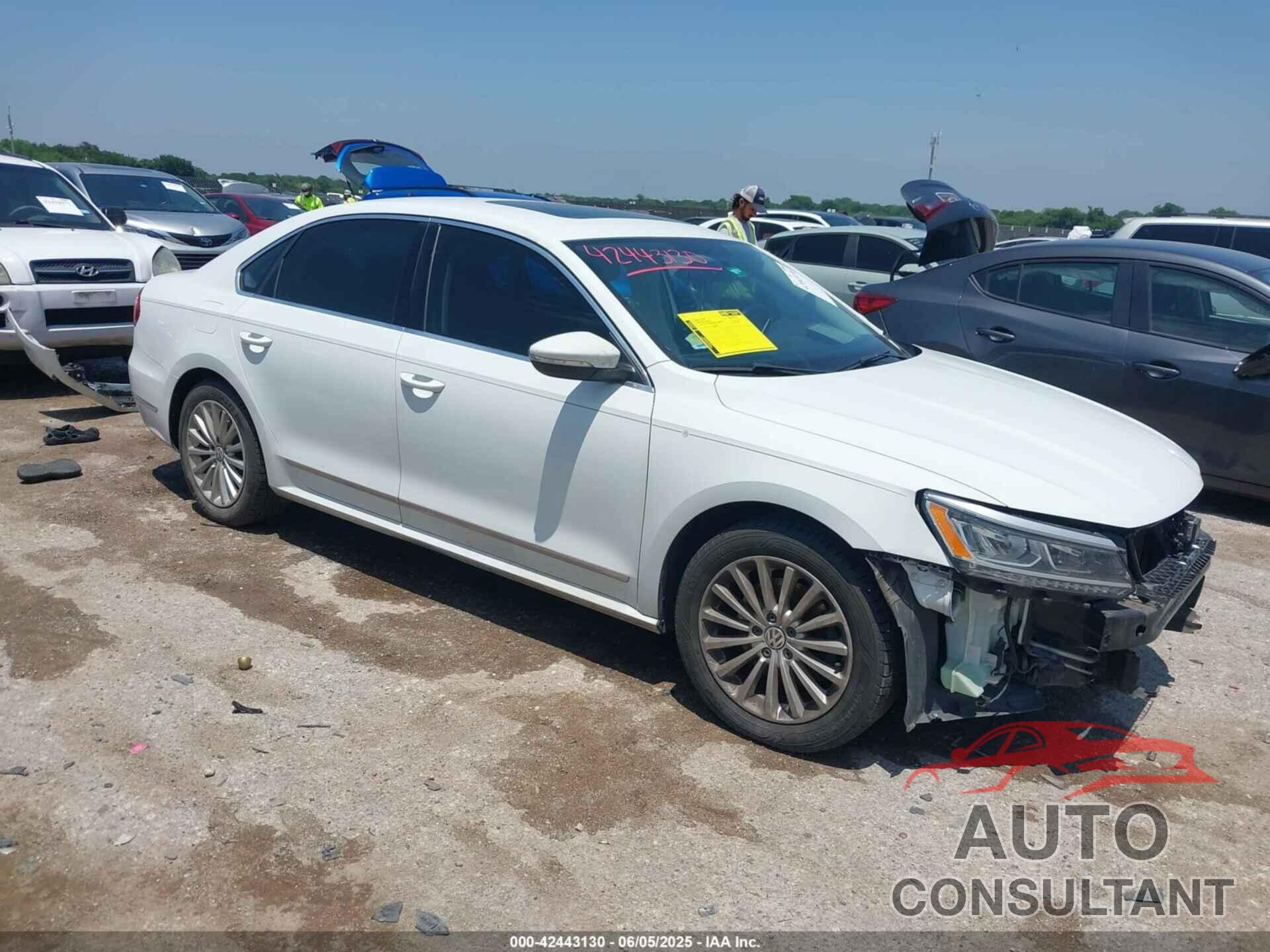 VOLKSWAGEN PASSAT 2016 - 1VWBS7A31GC021000
