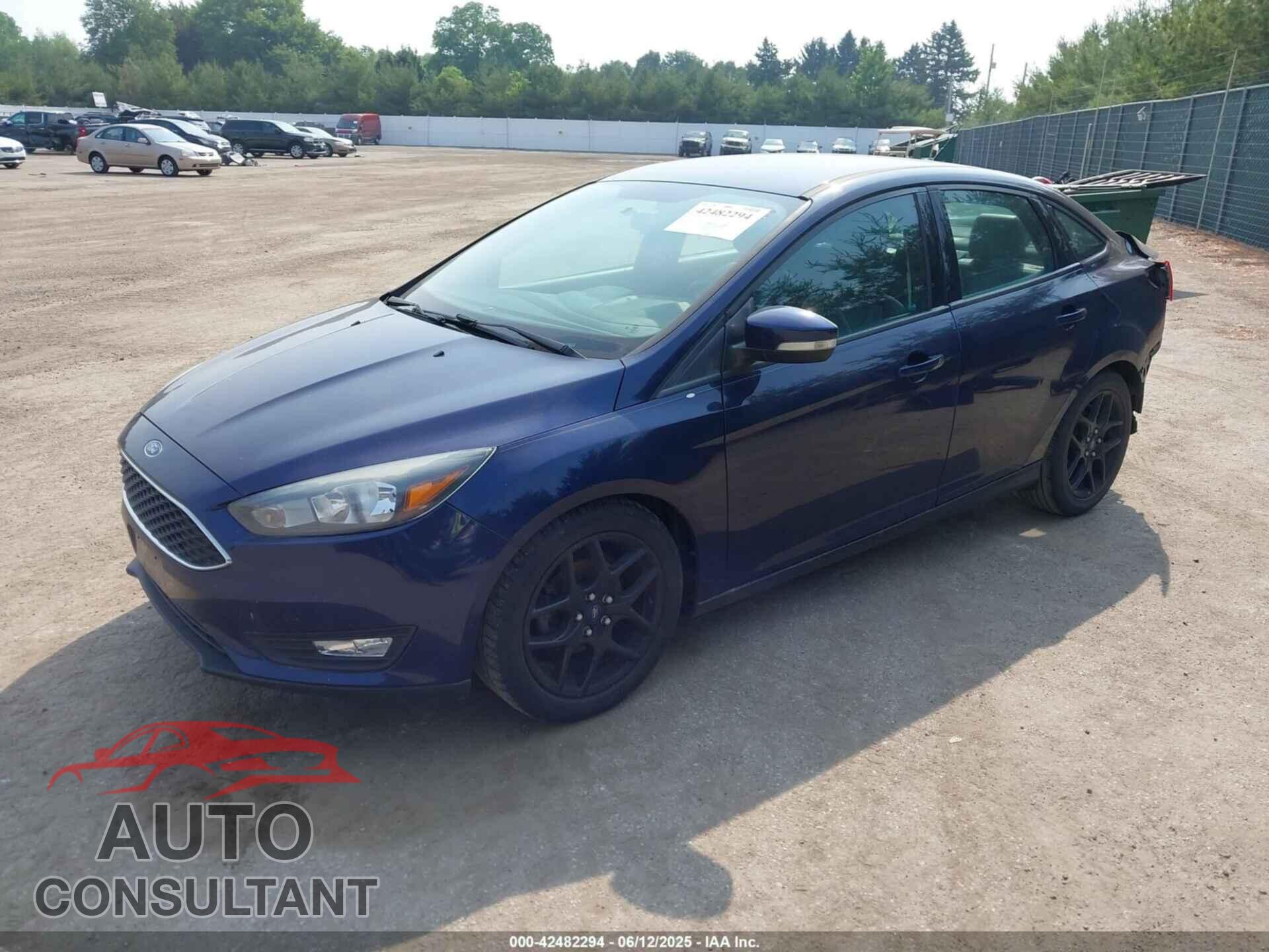 FORD FOCUS 2016 - 1FADP3F25GL237153