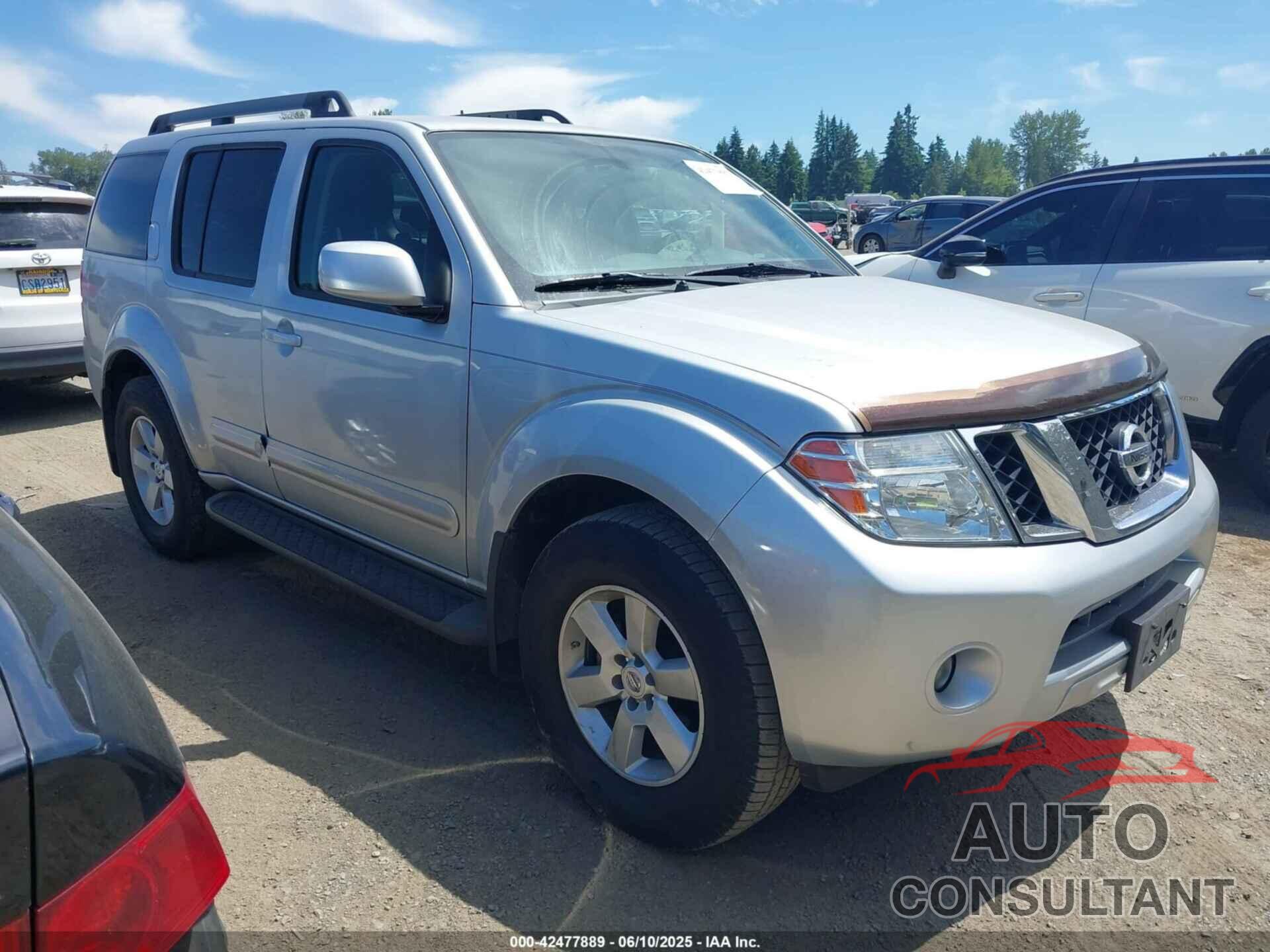 NISSAN PATHFINDER 2010 - 5N1AR1NB3AC606320