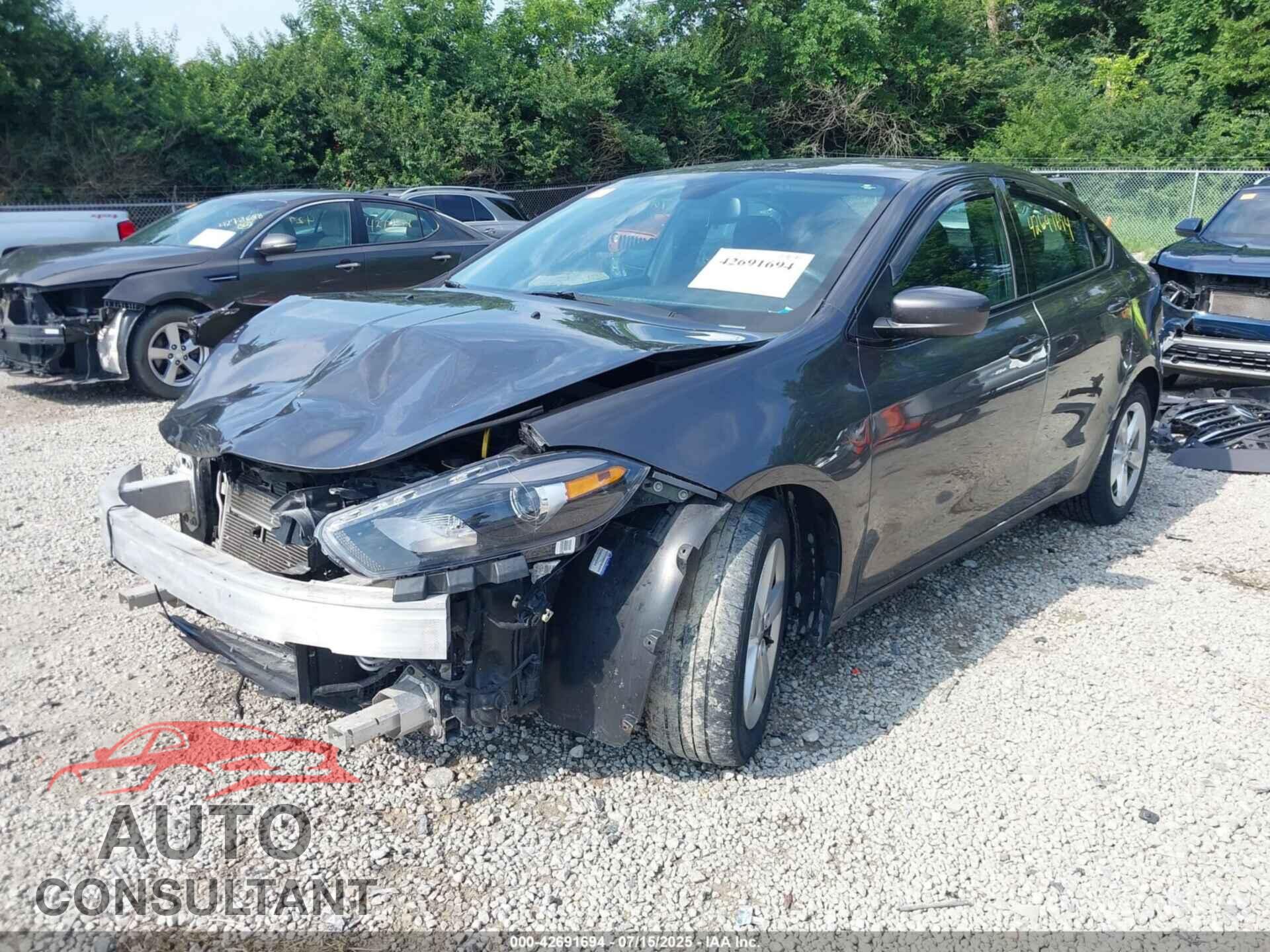 DODGE DART 2015 - 1C3CDFBB5FD330337