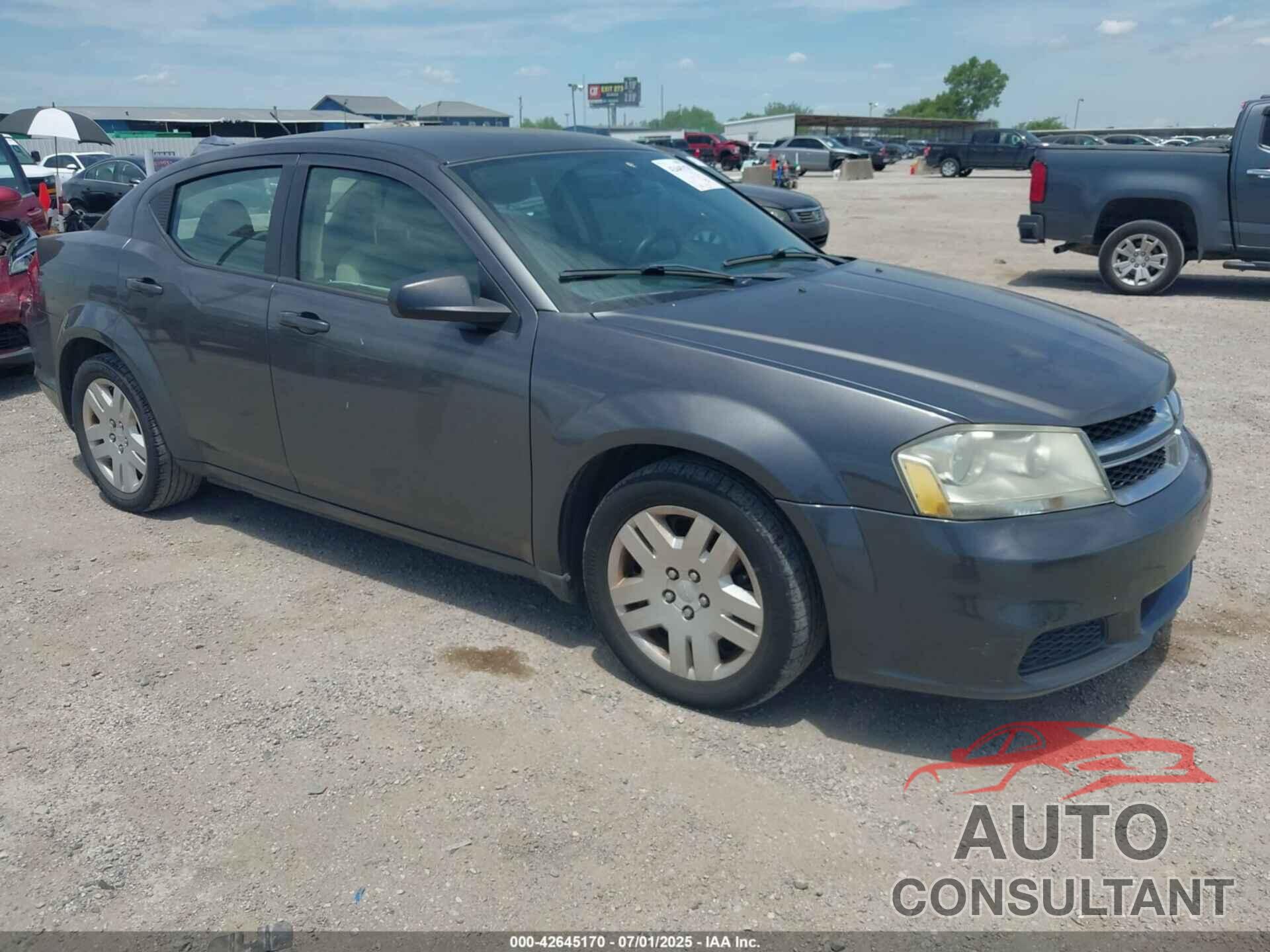DODGE AVENGER 2014 - 1C3CDZAB0EN196106