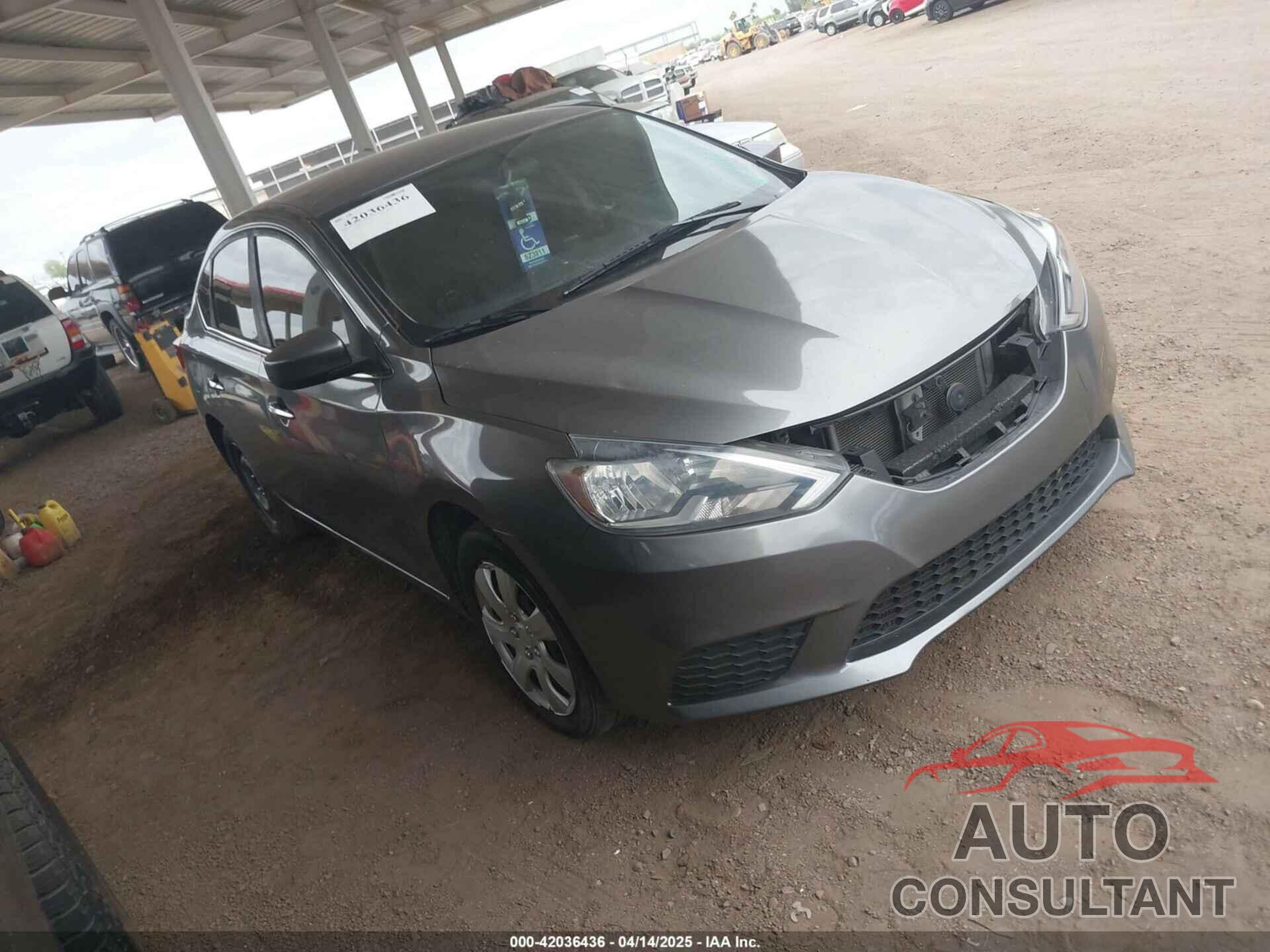 NISSAN SENTRA 2017 - 3N1AB7AP6HL637351
