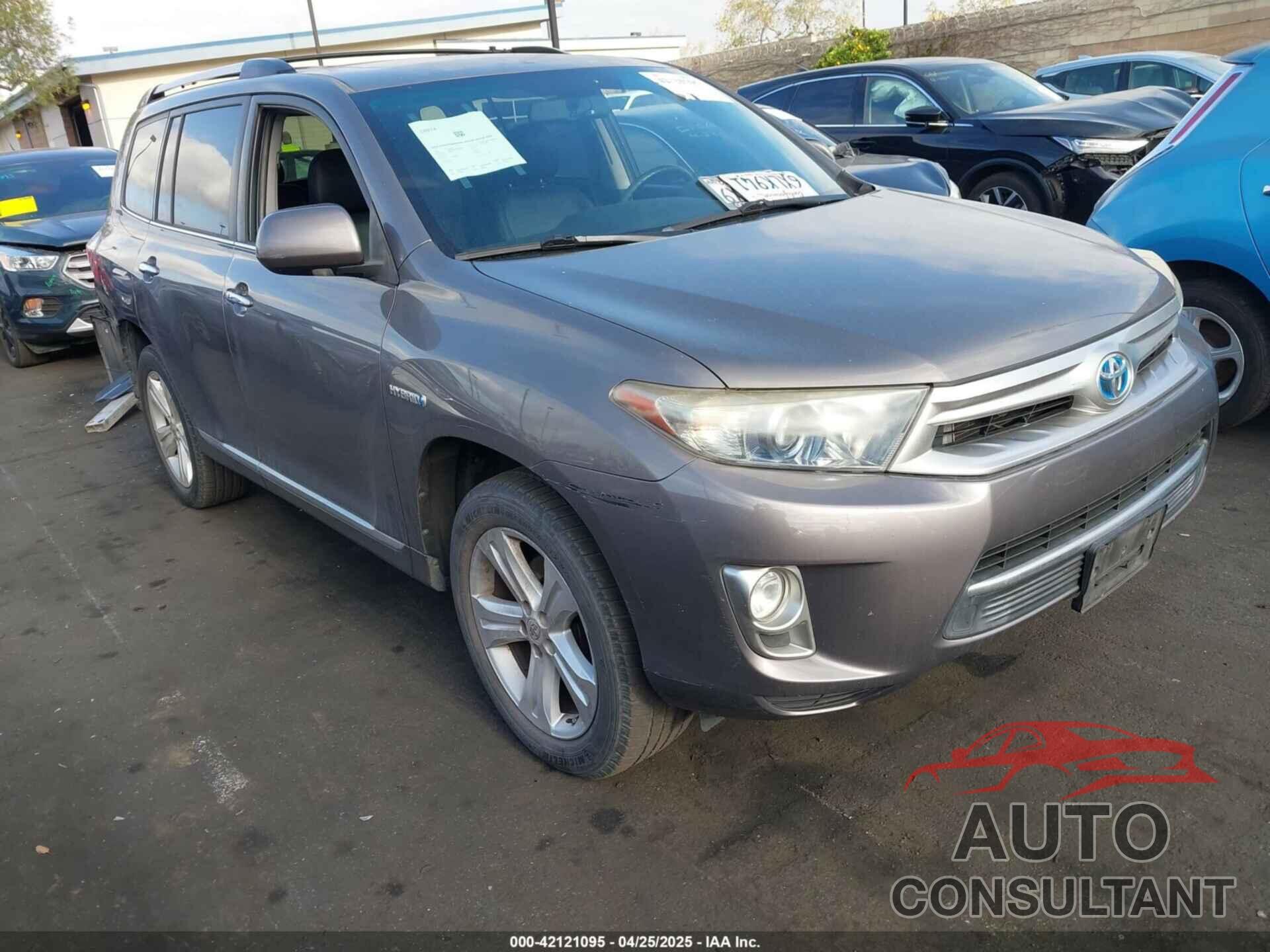 TOYOTA HIGHLANDER HYBRID 2012 - JTEDC3EH8C2010238