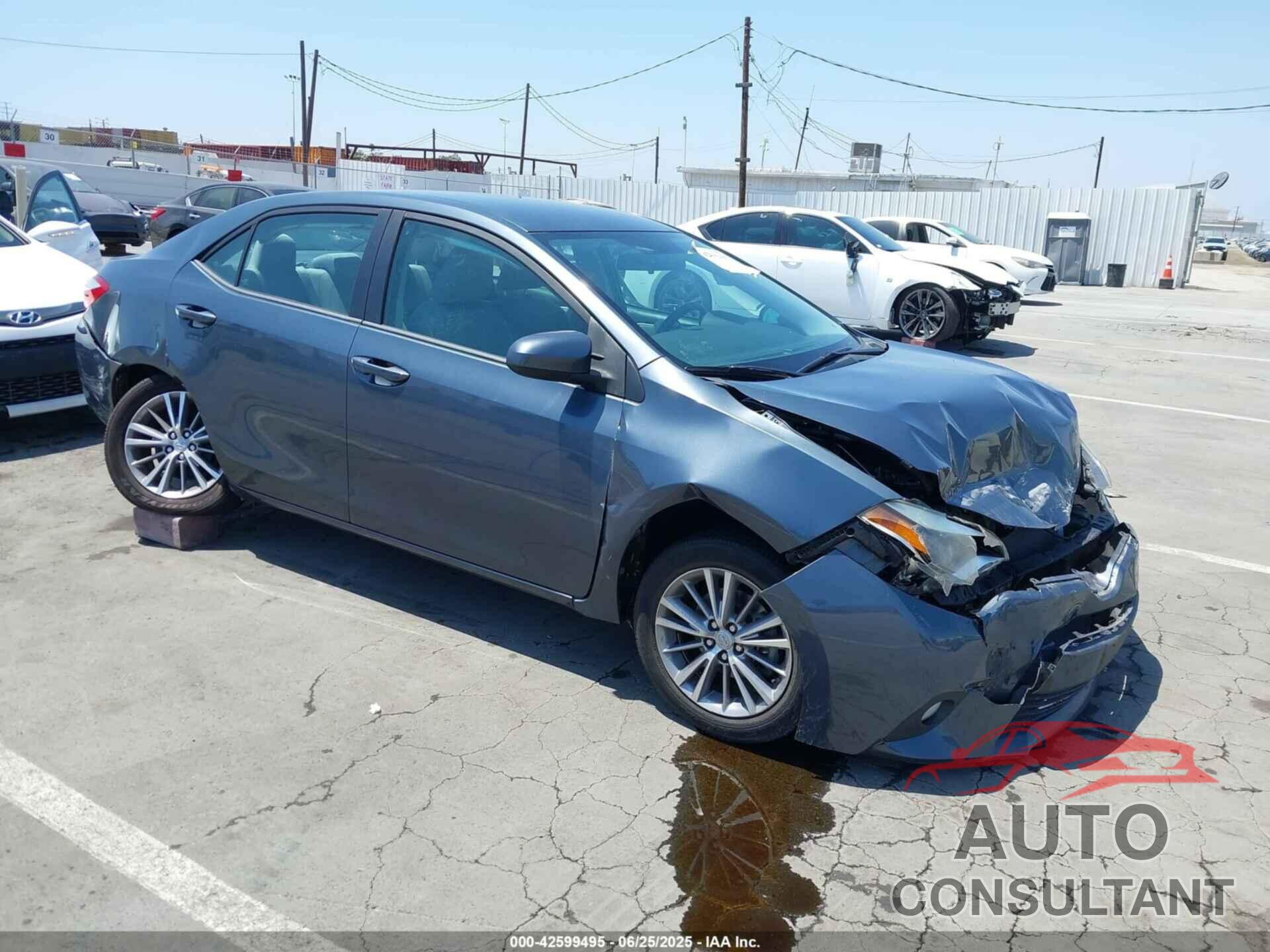 TOYOTA COROLLA 2014 - 5YFBURHE9EP122922