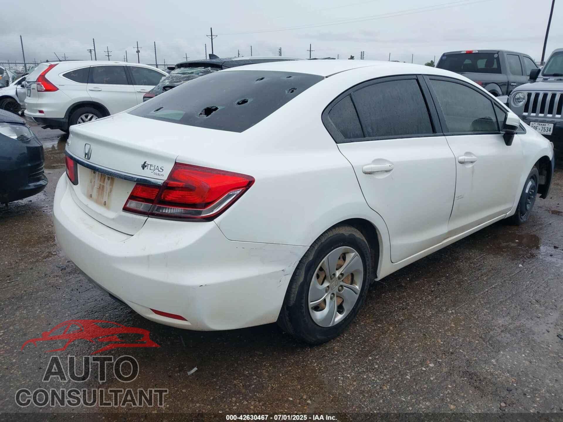 HONDA CIVIC 2014 - 19XFB2F50EE226816