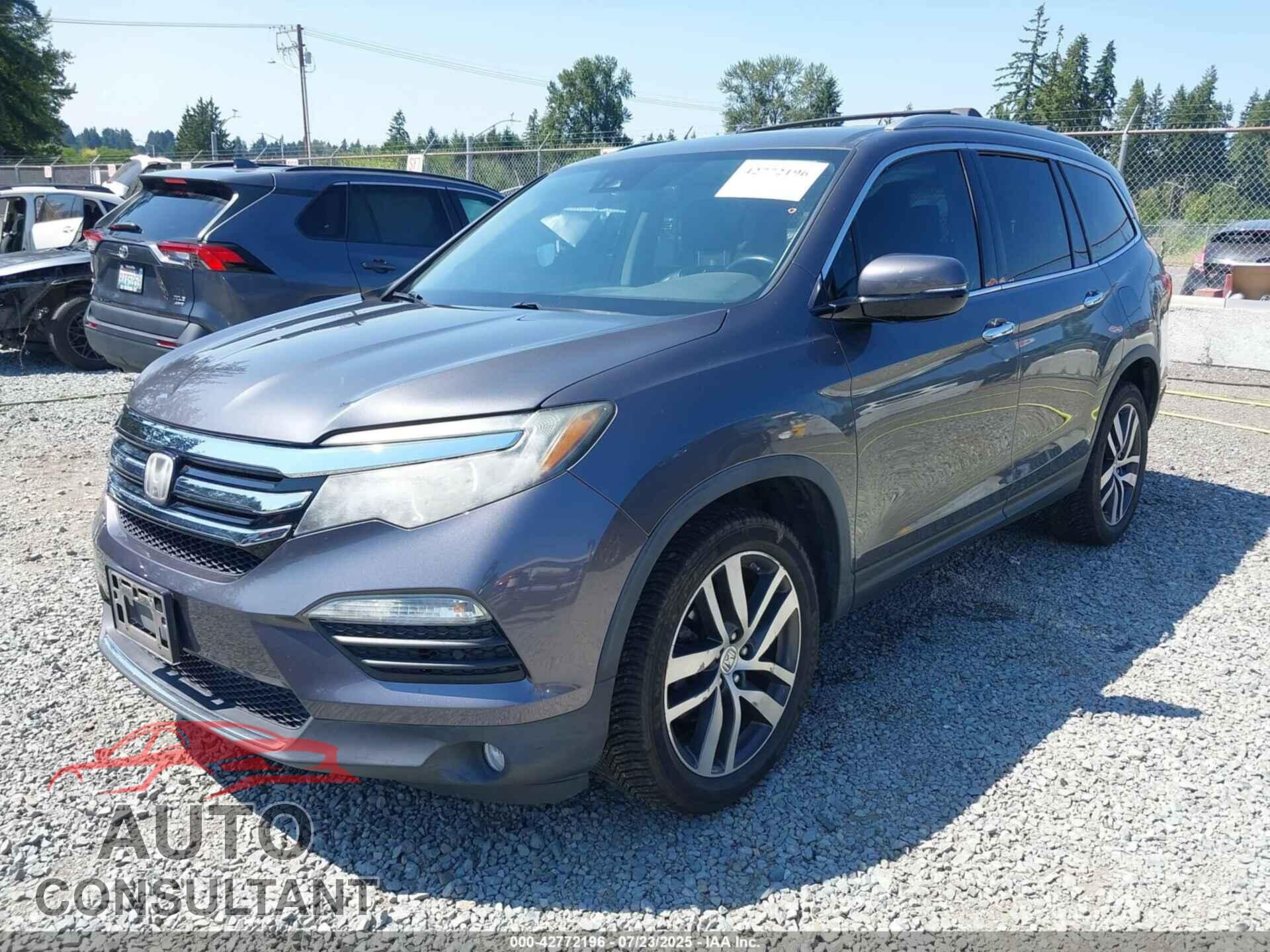 HONDA PILOT 2017 - 5FNYF6H02HB028677