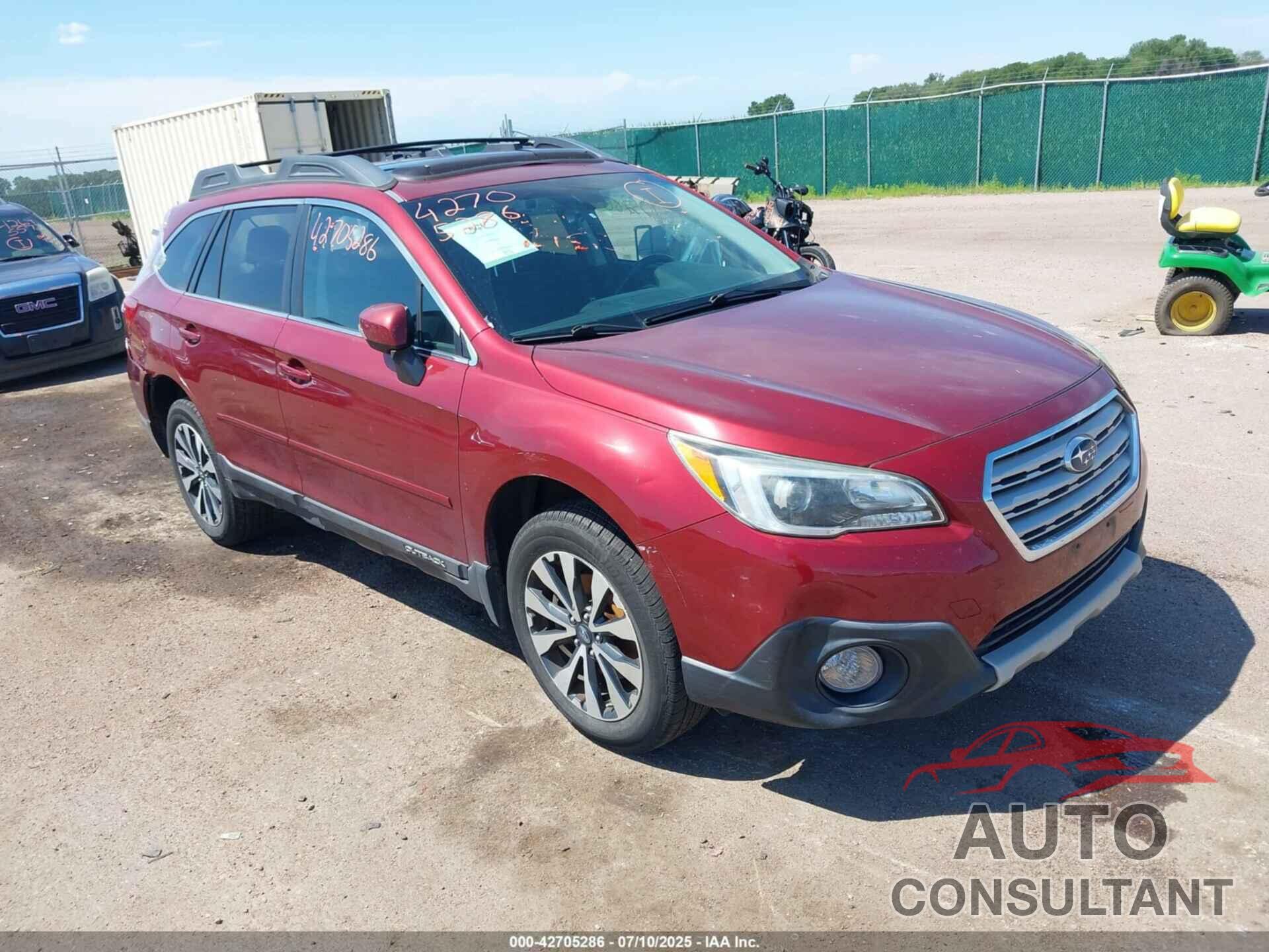 SUBARU OUTBACK 2015 - 4S4BSANC5F3235119